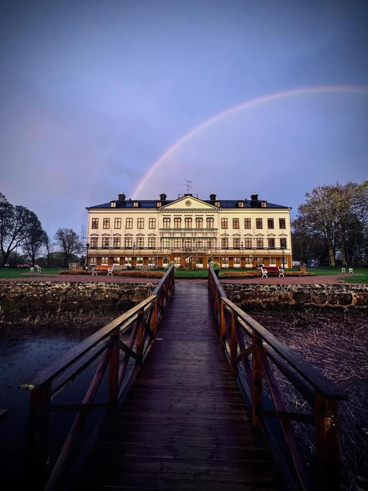 Property building in Gysinge Herrgård