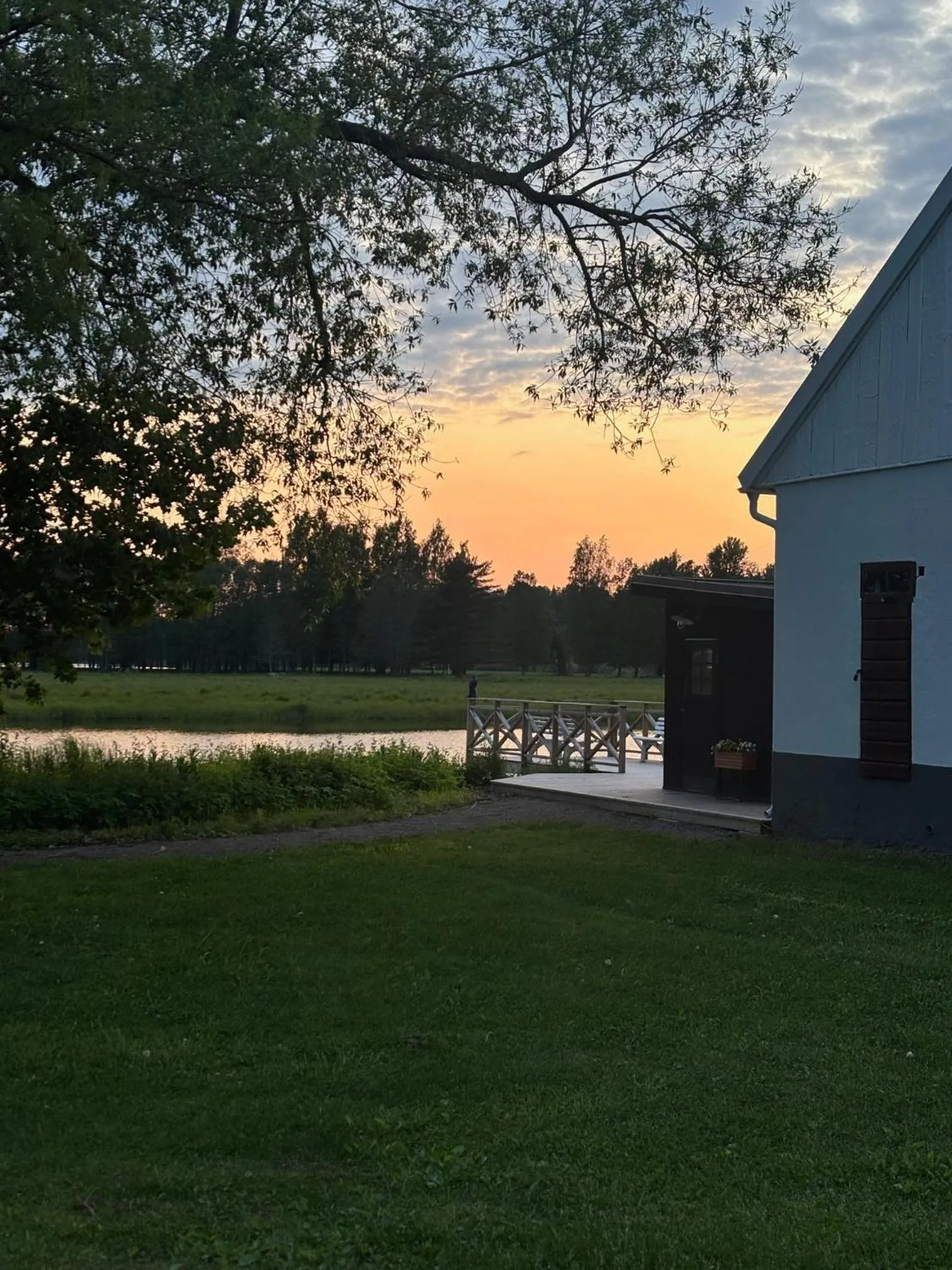 Sunset in Gysinge Herrgård