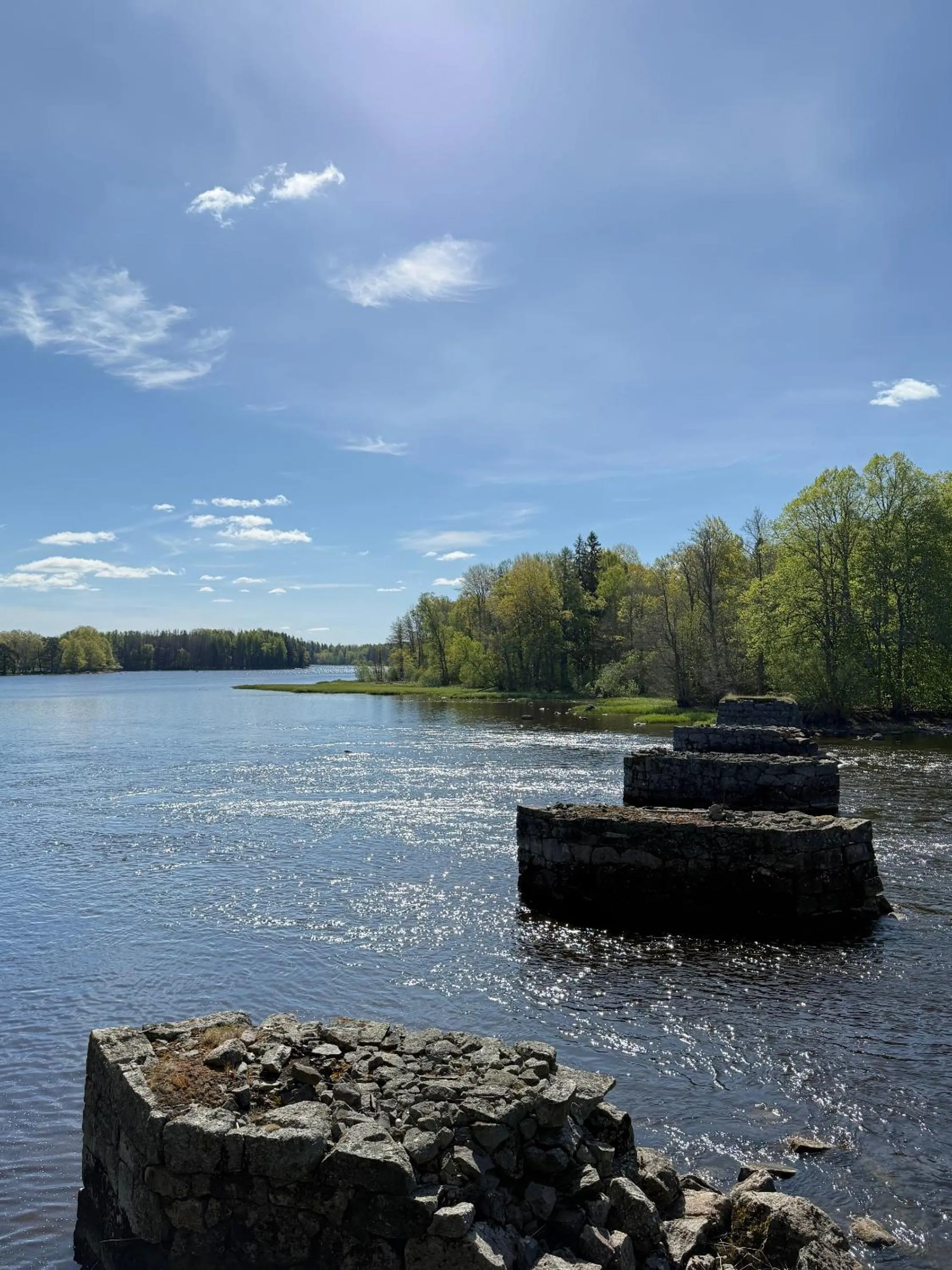 River view in Gysinge Herrgård