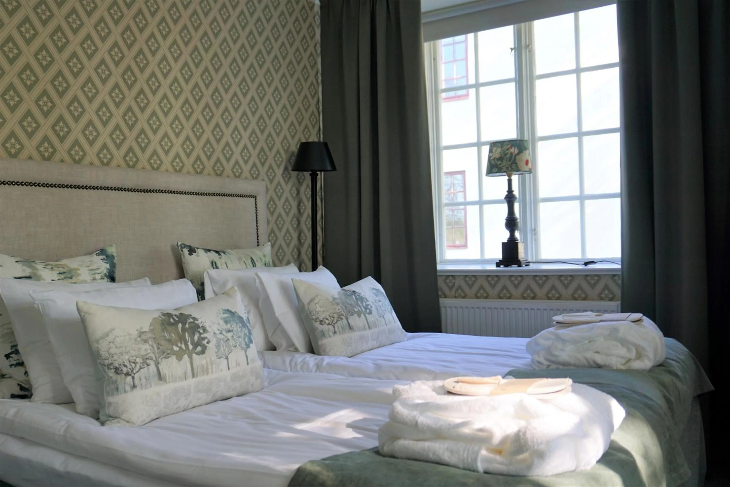 Bedroom, Bed in Gysinge Herrgård