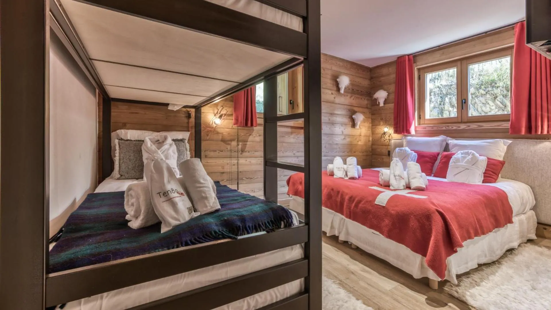 Bed in Chalet Hupa