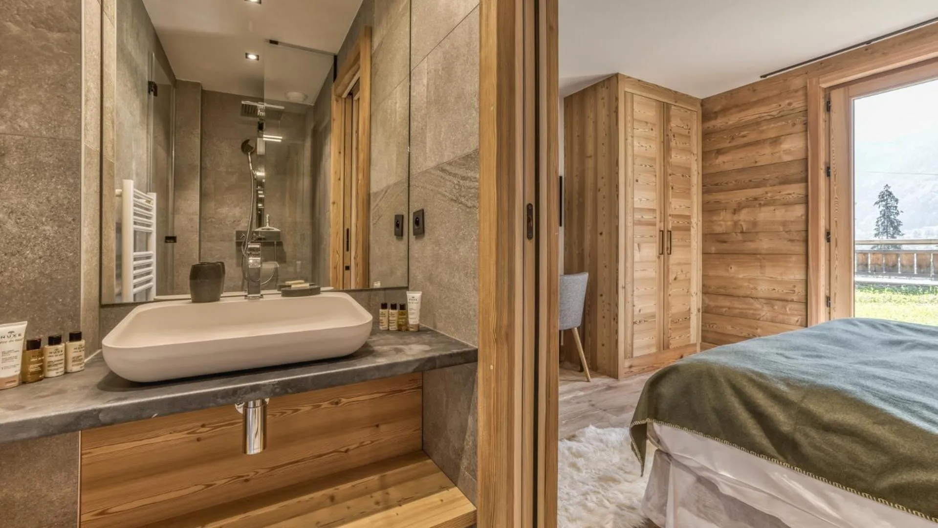 Bed in Chalet Hupa