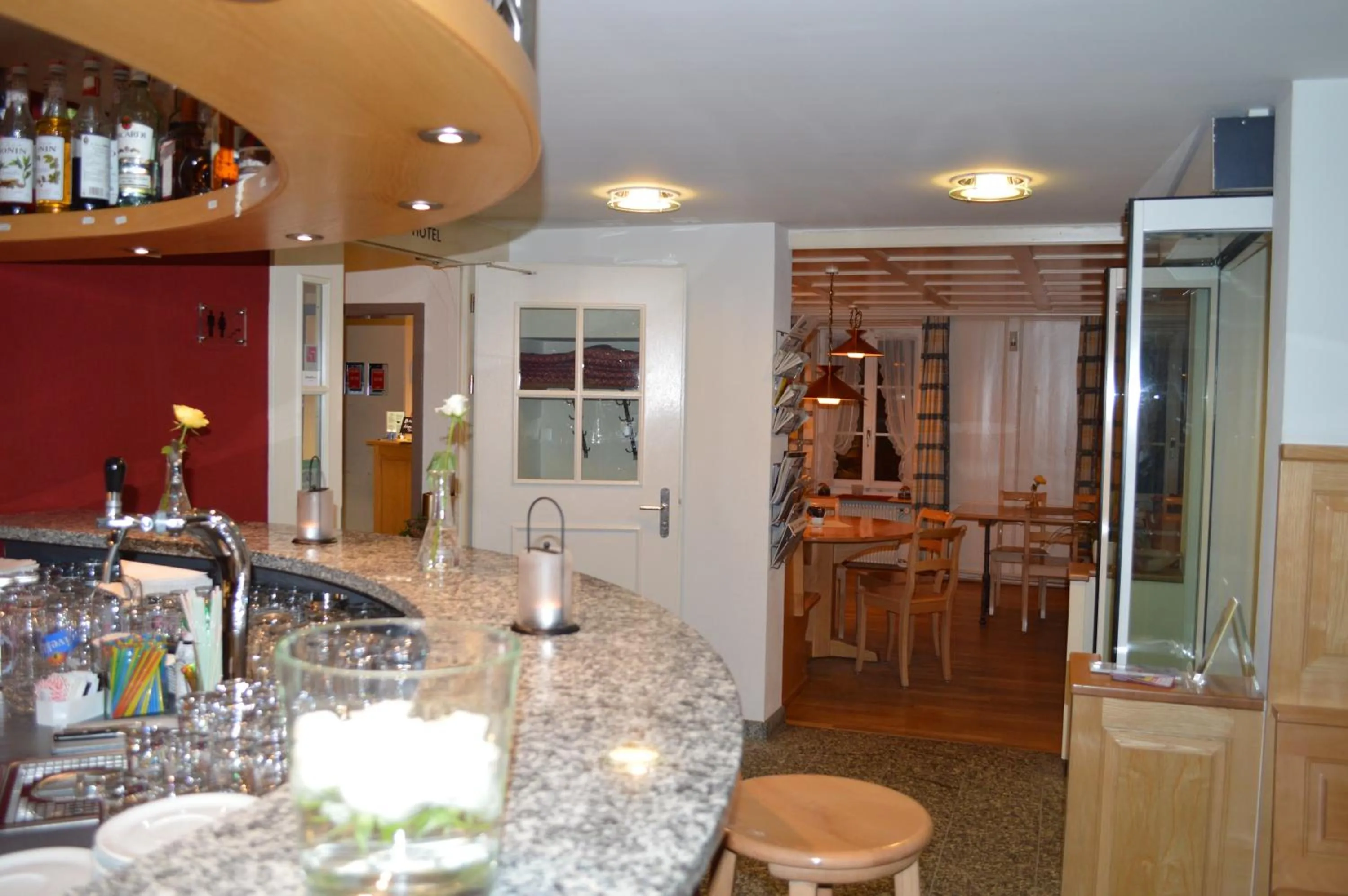 Lounge or bar in Hotel Garni Rösslipost