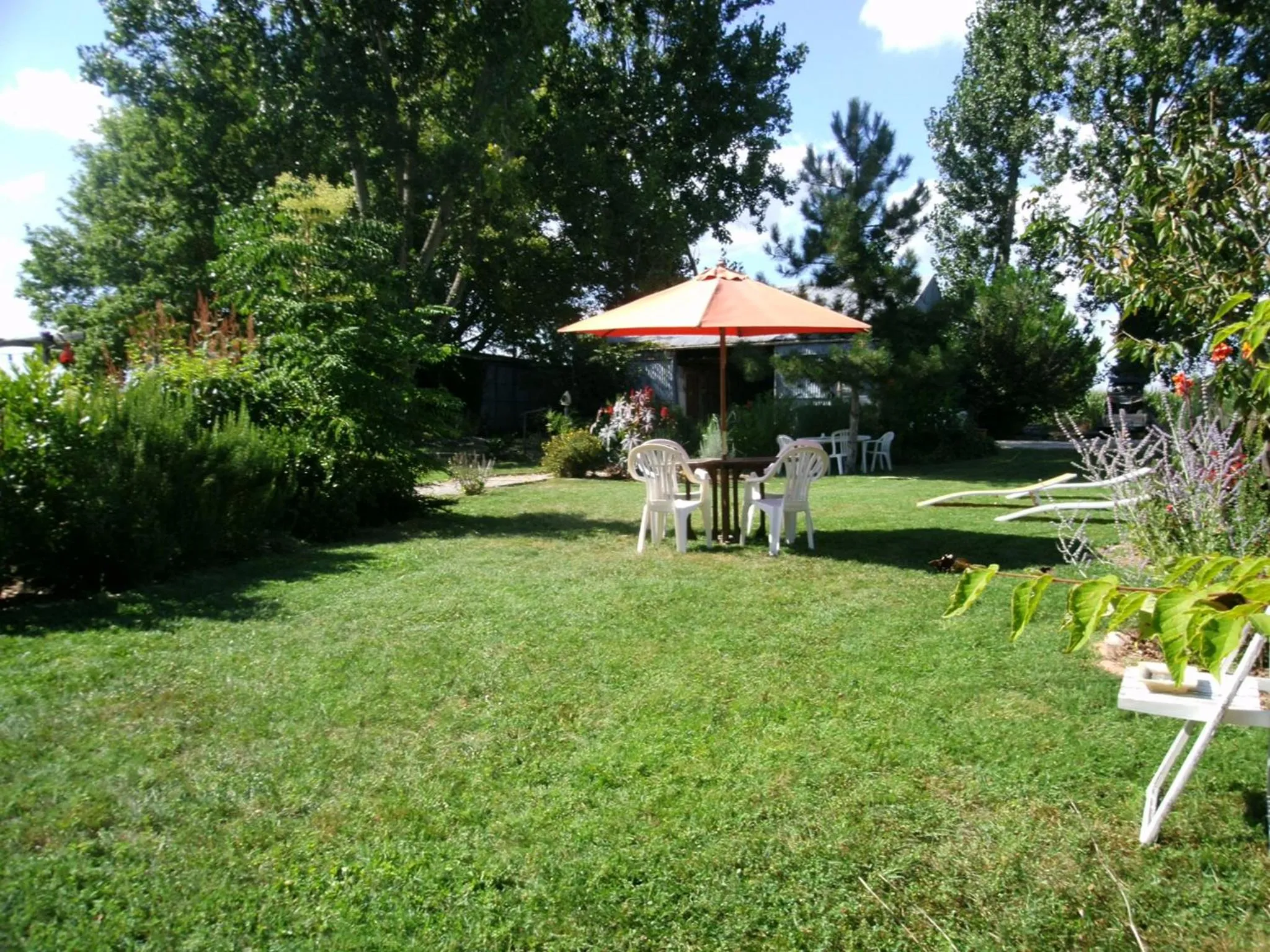 Garden in Le chalet du Bord de l'eau