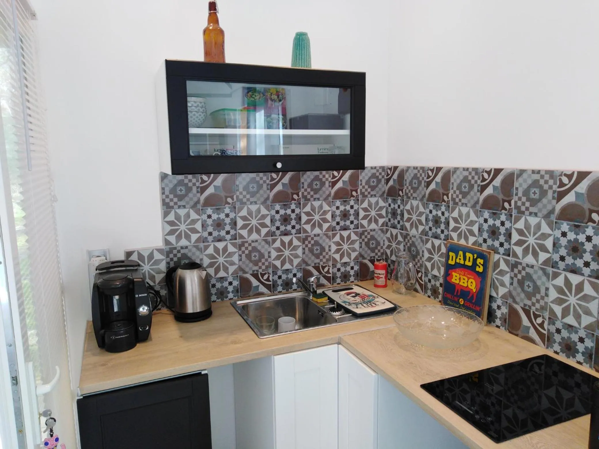 Kitchen or kitchenette in Le chalet du Bord de l'eau