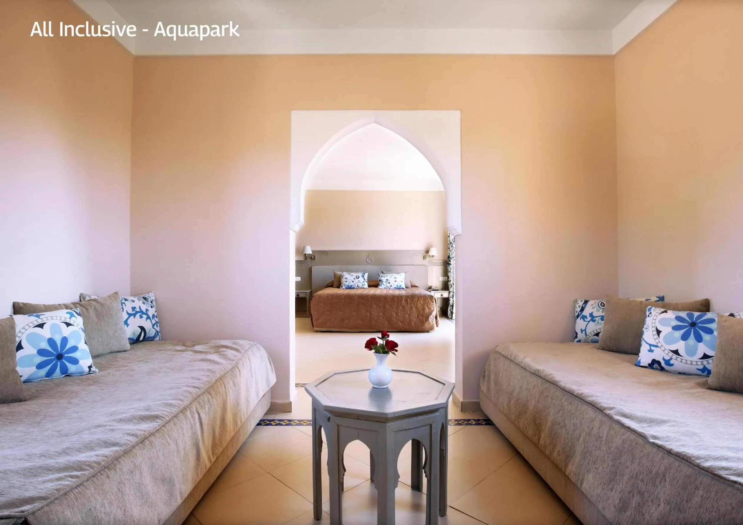 Living room, Bed in Valeria Madina Club - All Inclusive