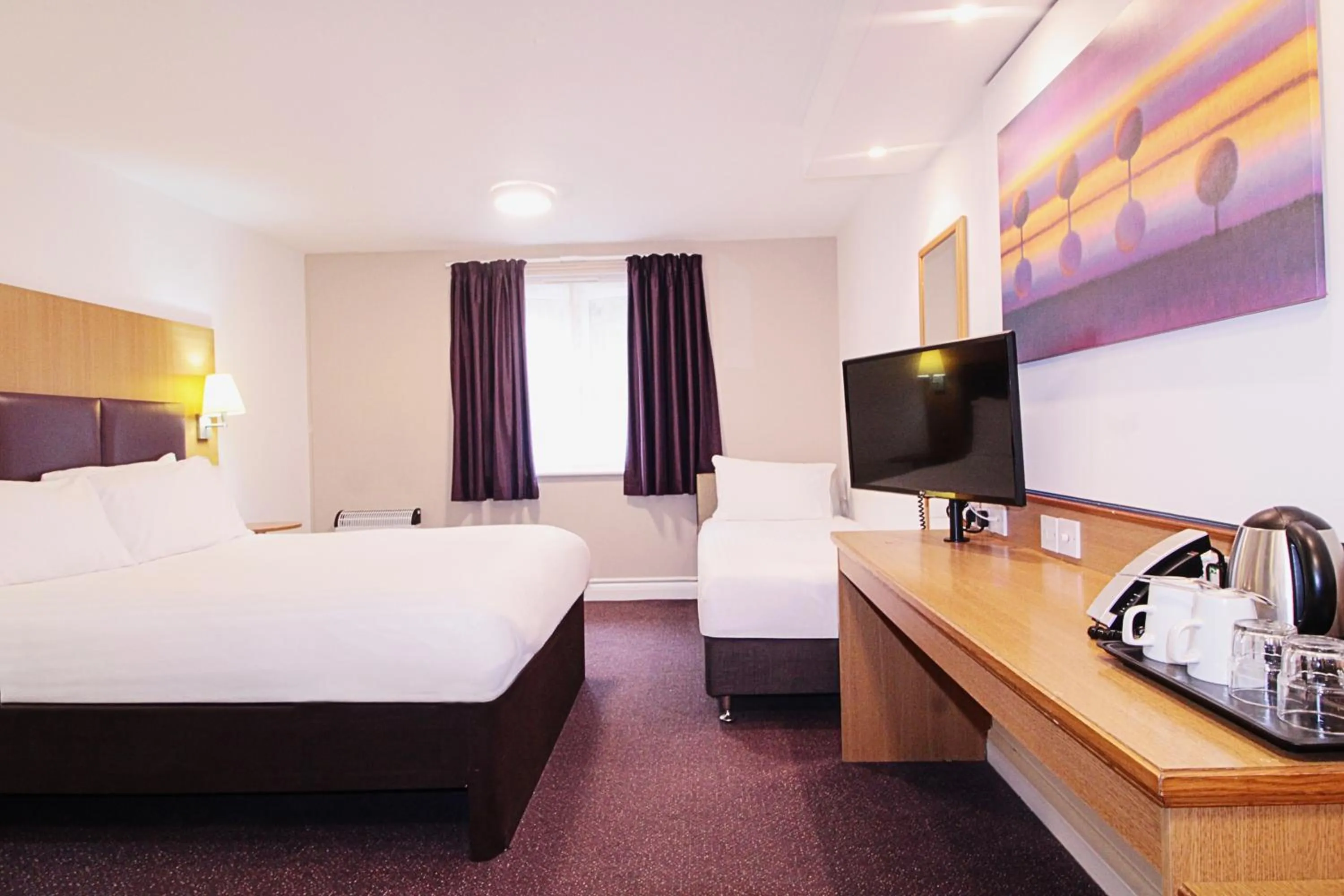 Bedroom, Bed in Orchid Epsom; Sure Hotel Collection by Best Western