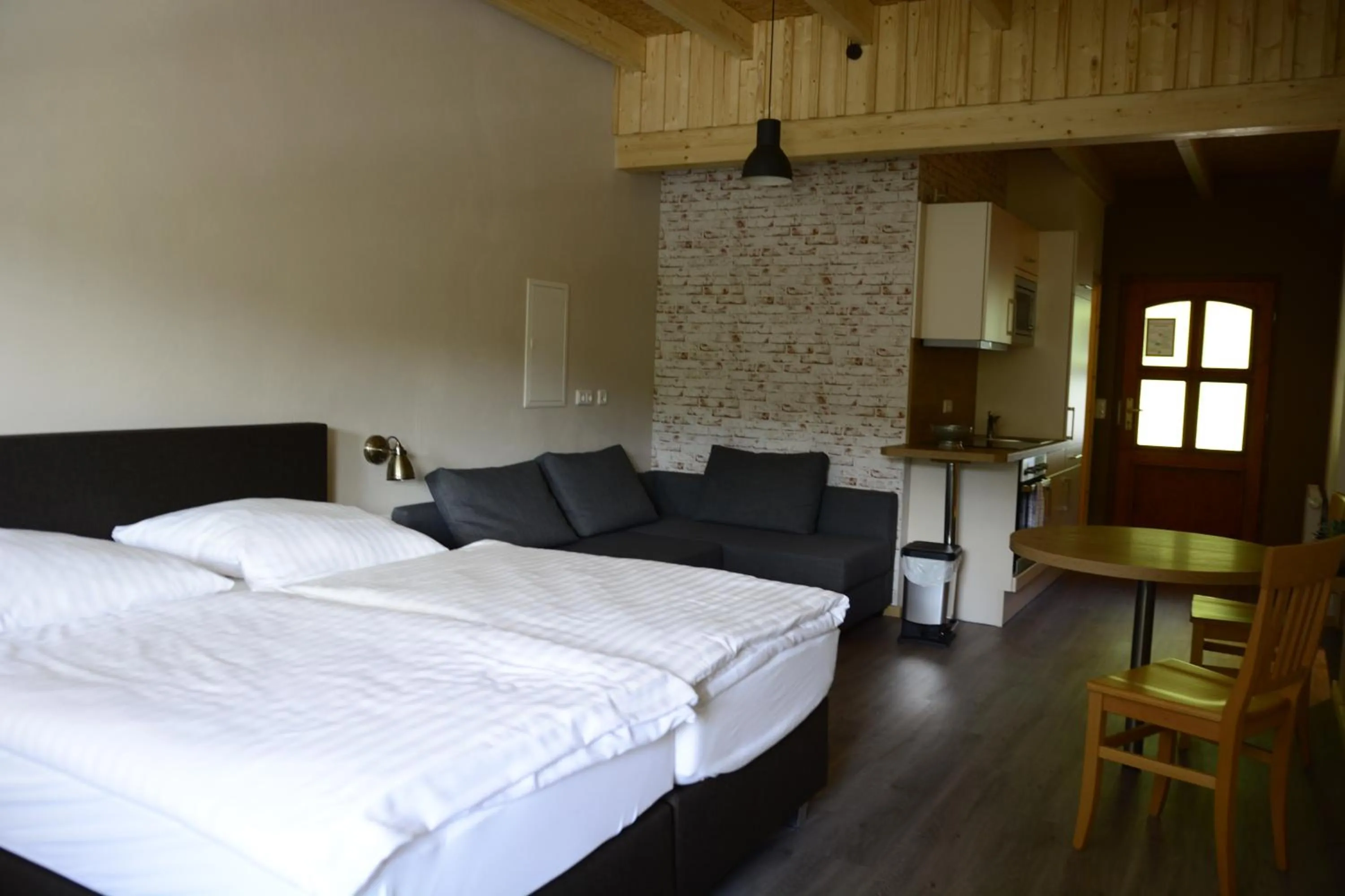 Bed in Brauhaus Obermühle