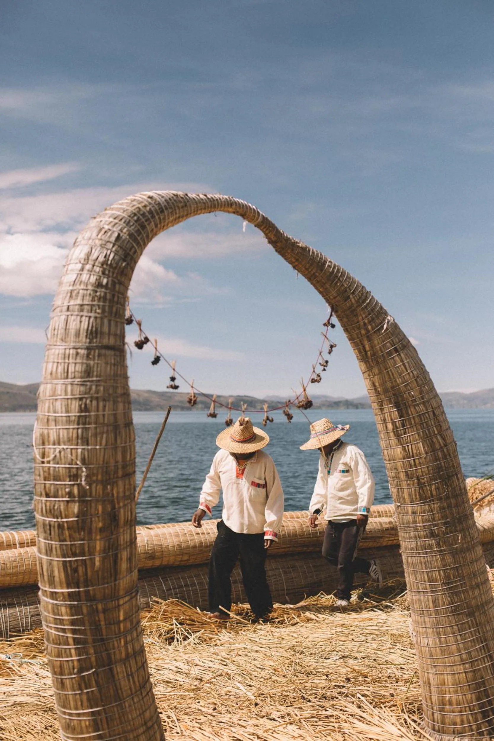 Nearby landmark in Titilaka by Andean