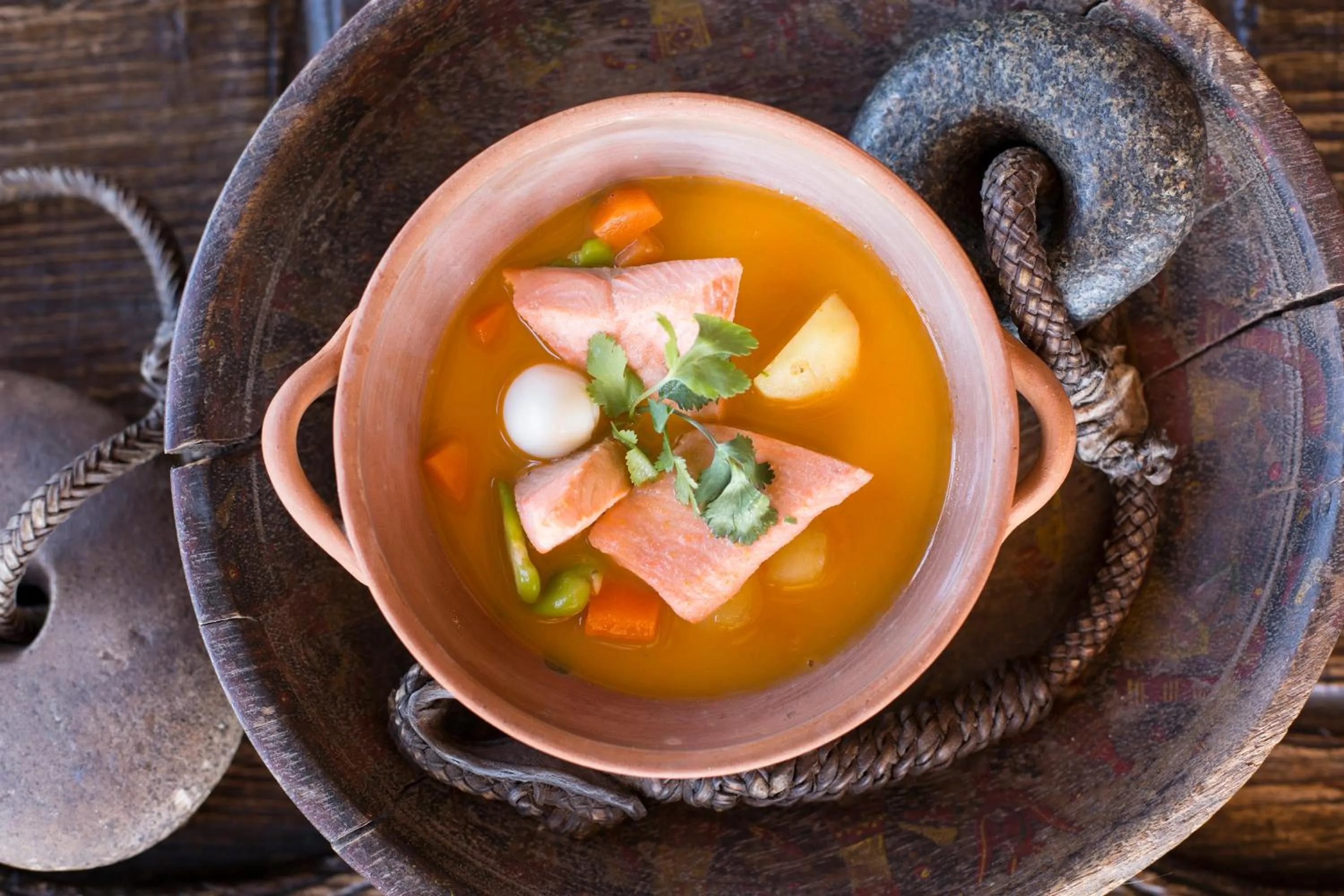 Food and drinks in Titilaka by Andean