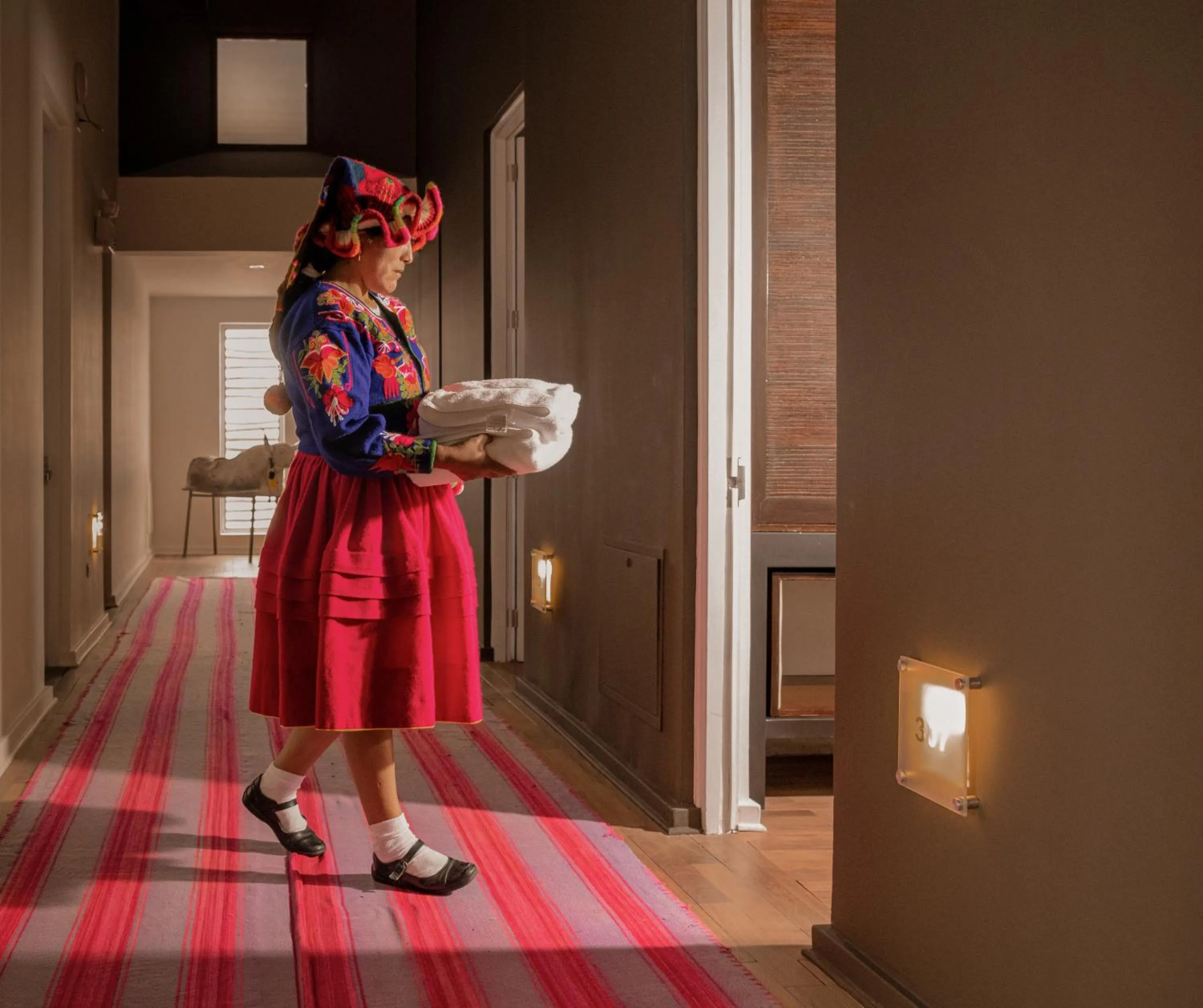 People in Titilaka by Andean