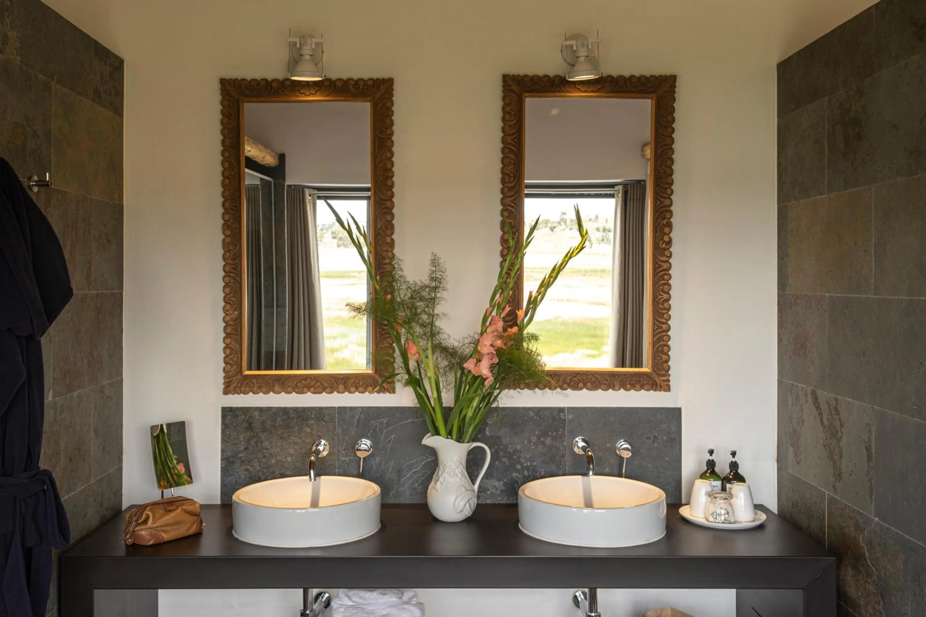 Bathroom in Titilaka by Andean