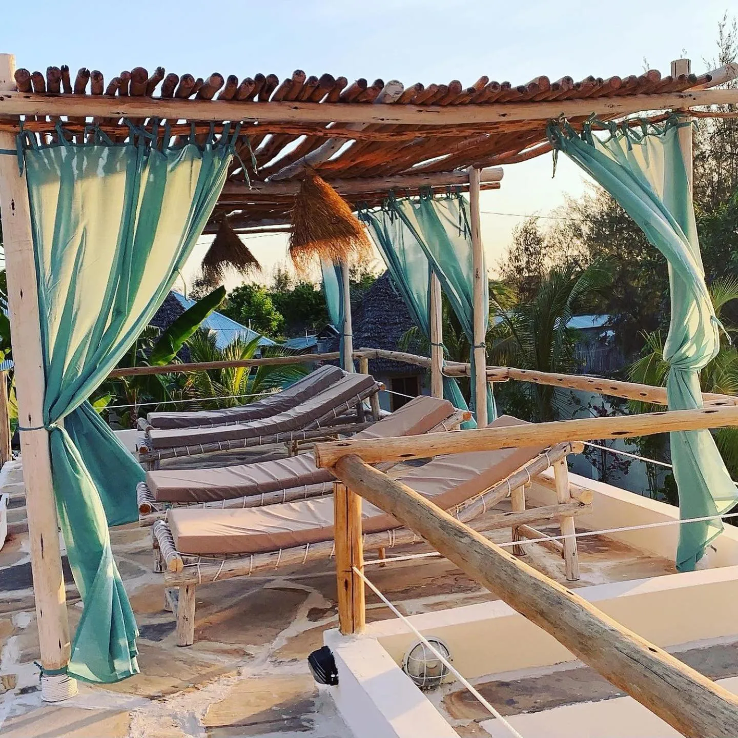 sunbed in Zanzibar Tropical Sunset Boutique Hotel - Adults Only