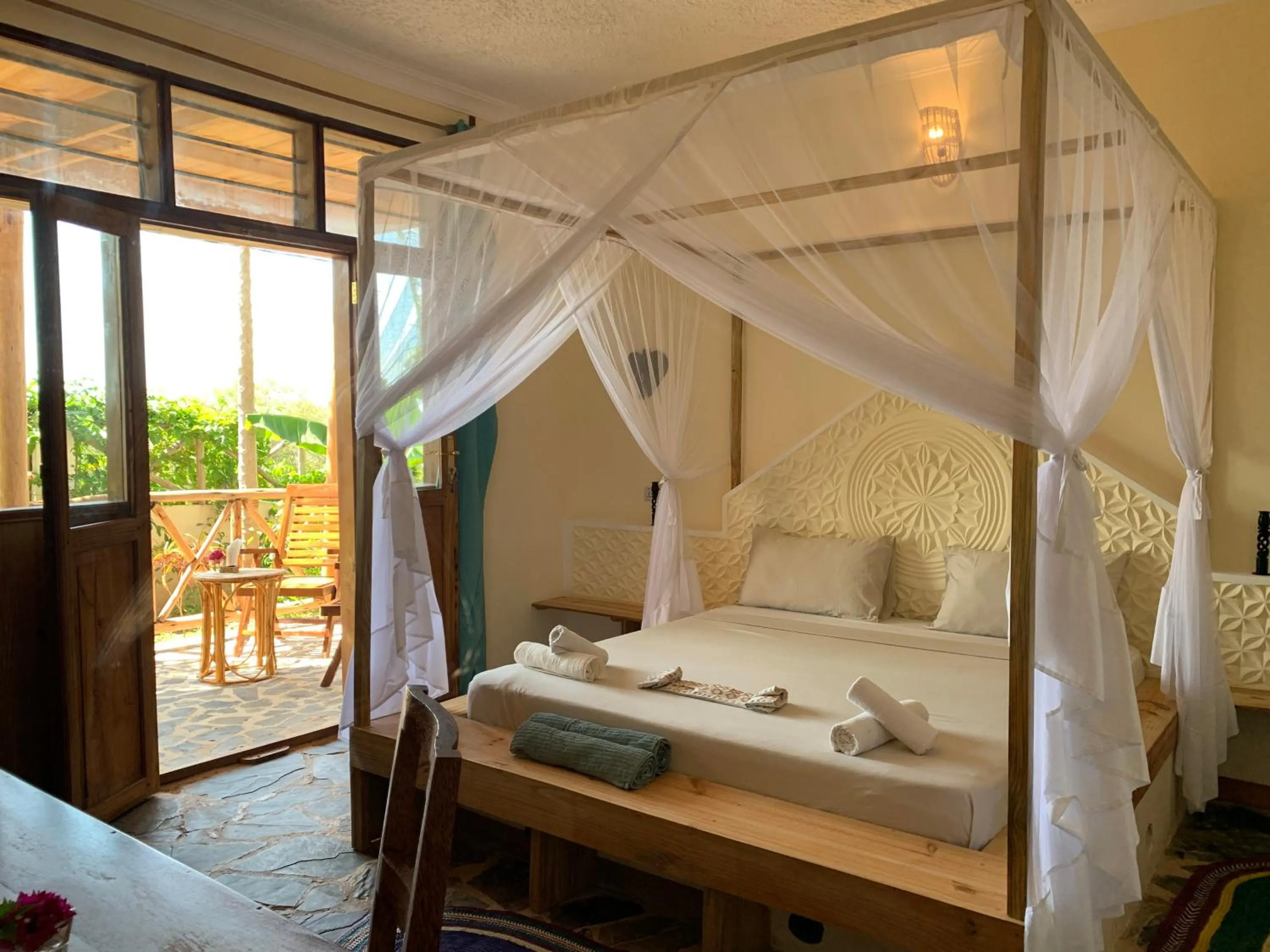 Bed in Zanzibar Tropical Sunset Boutique Hotel - Adults Only