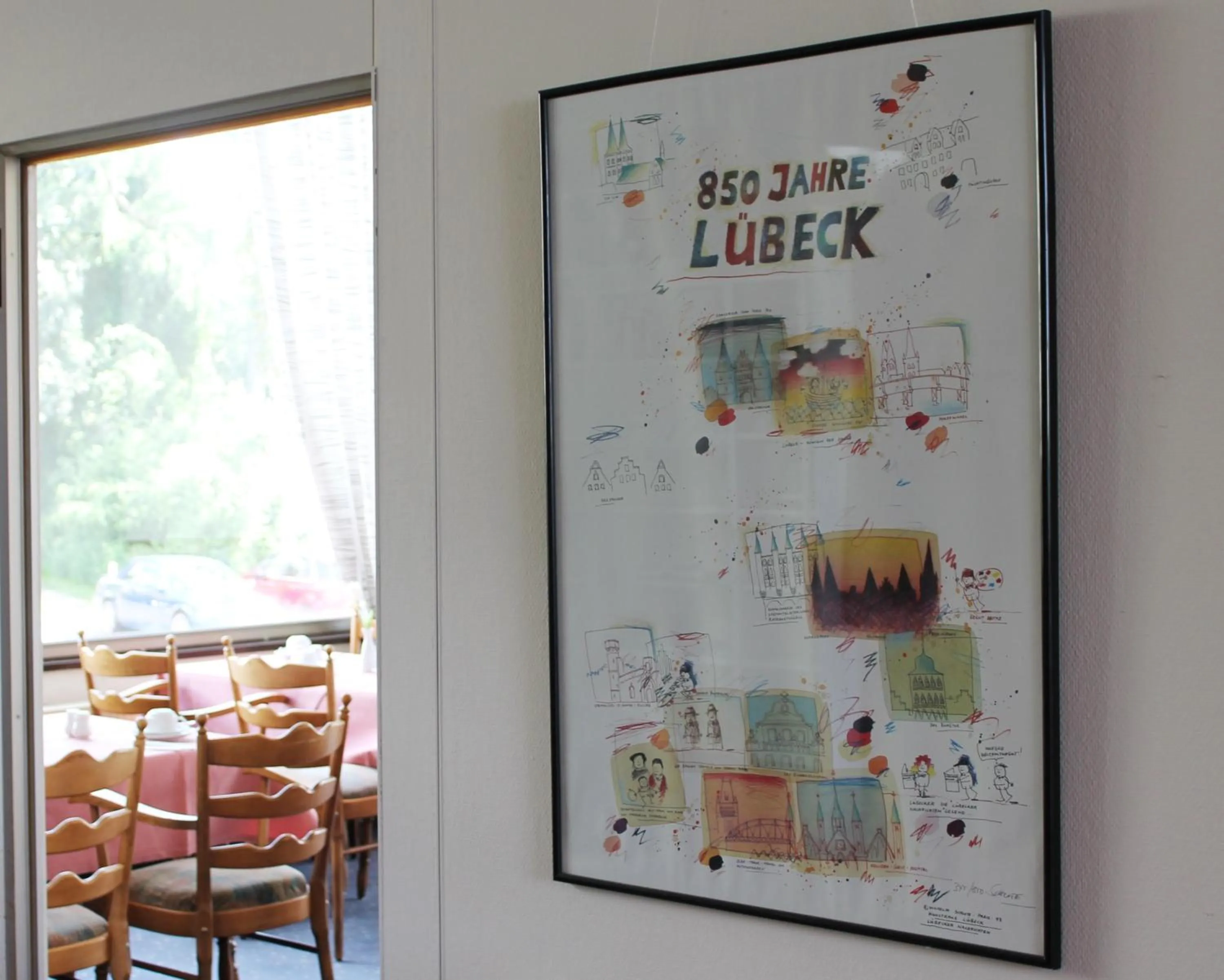 Decorative detail in Hotel Wakenitzblick