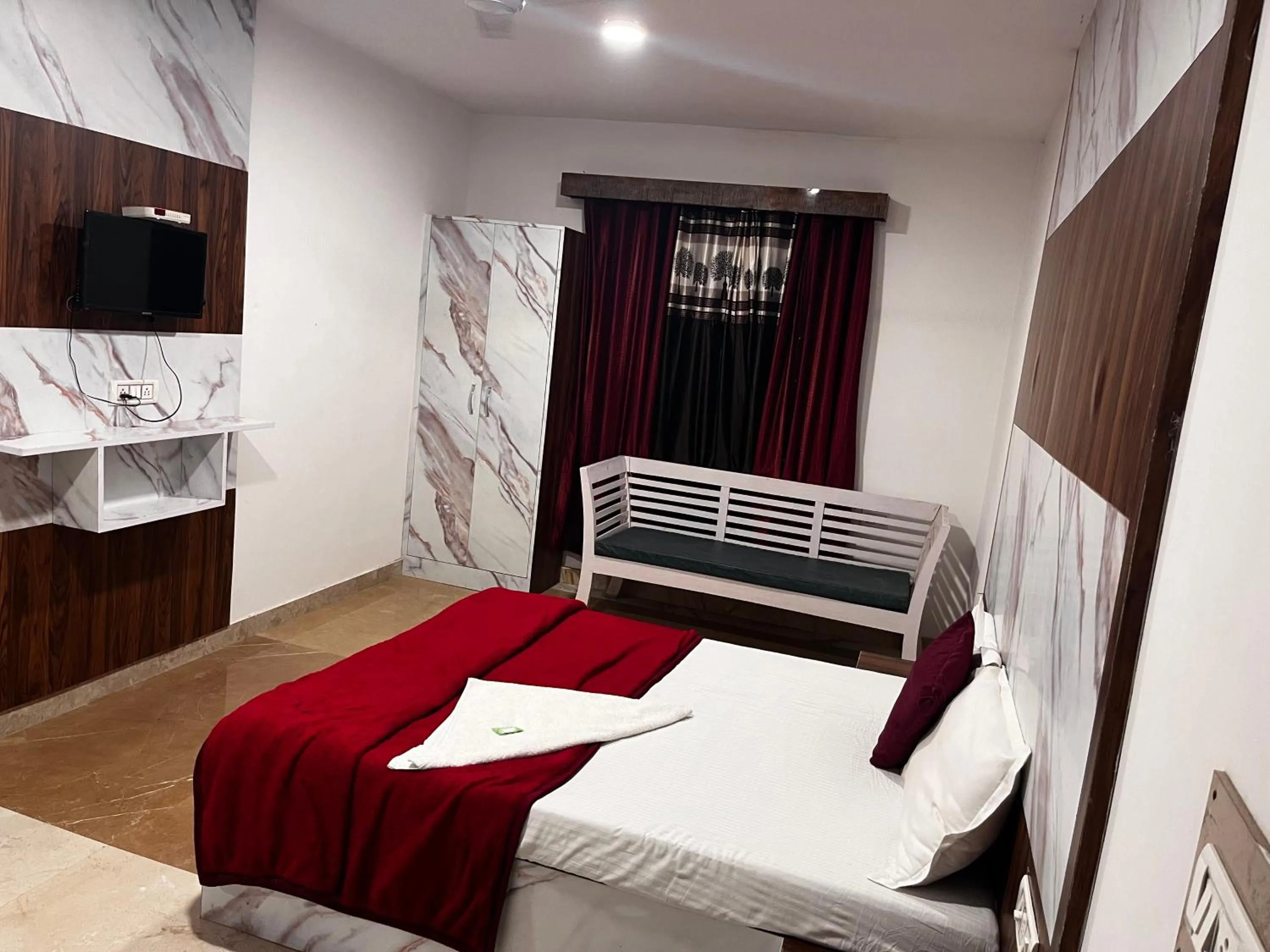 Bedroom, Bed in Hotel Green