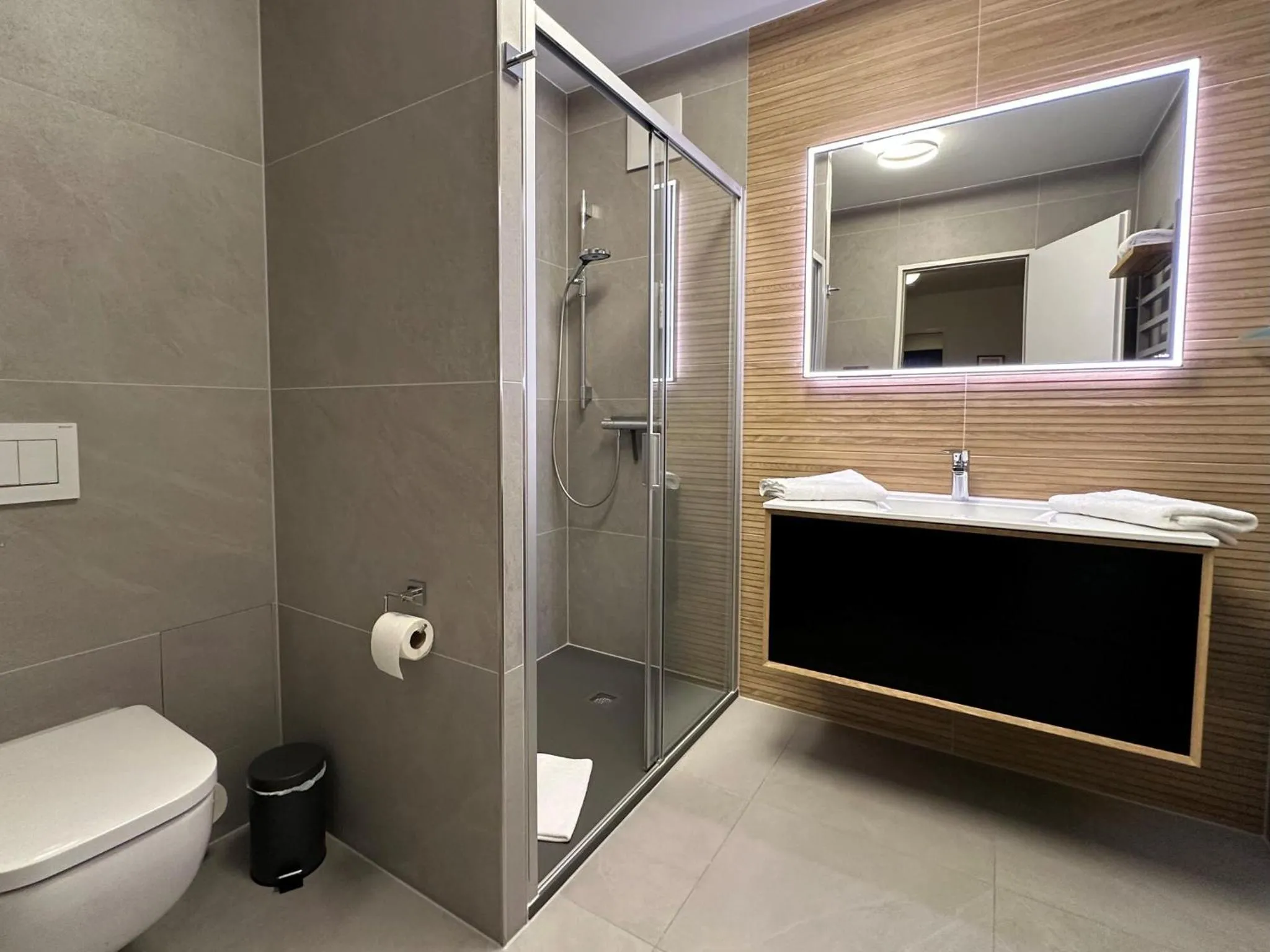 Bathroom in Kaiservillen Heringsdorf - Ferienwohnung mit 1 Schlafzimmer und Balkon D112