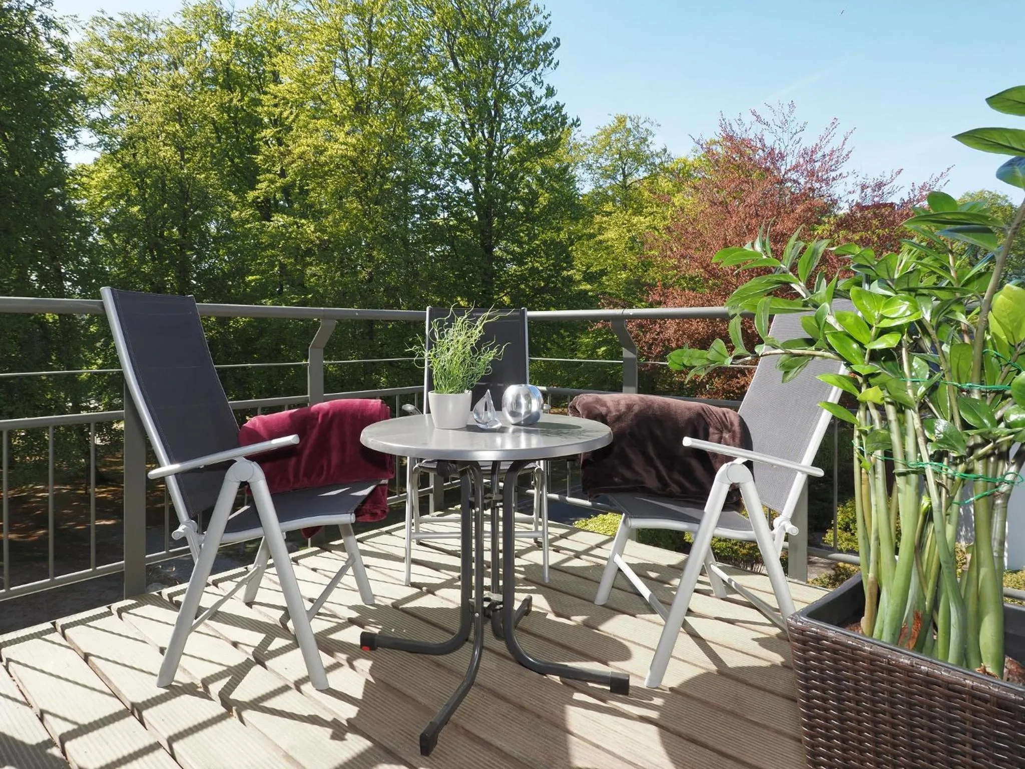 Balcony/Terrace in Kaiservillen Heringsdorf - Ferienwohnung mit 1 Schlafzimmer und Balkon D125