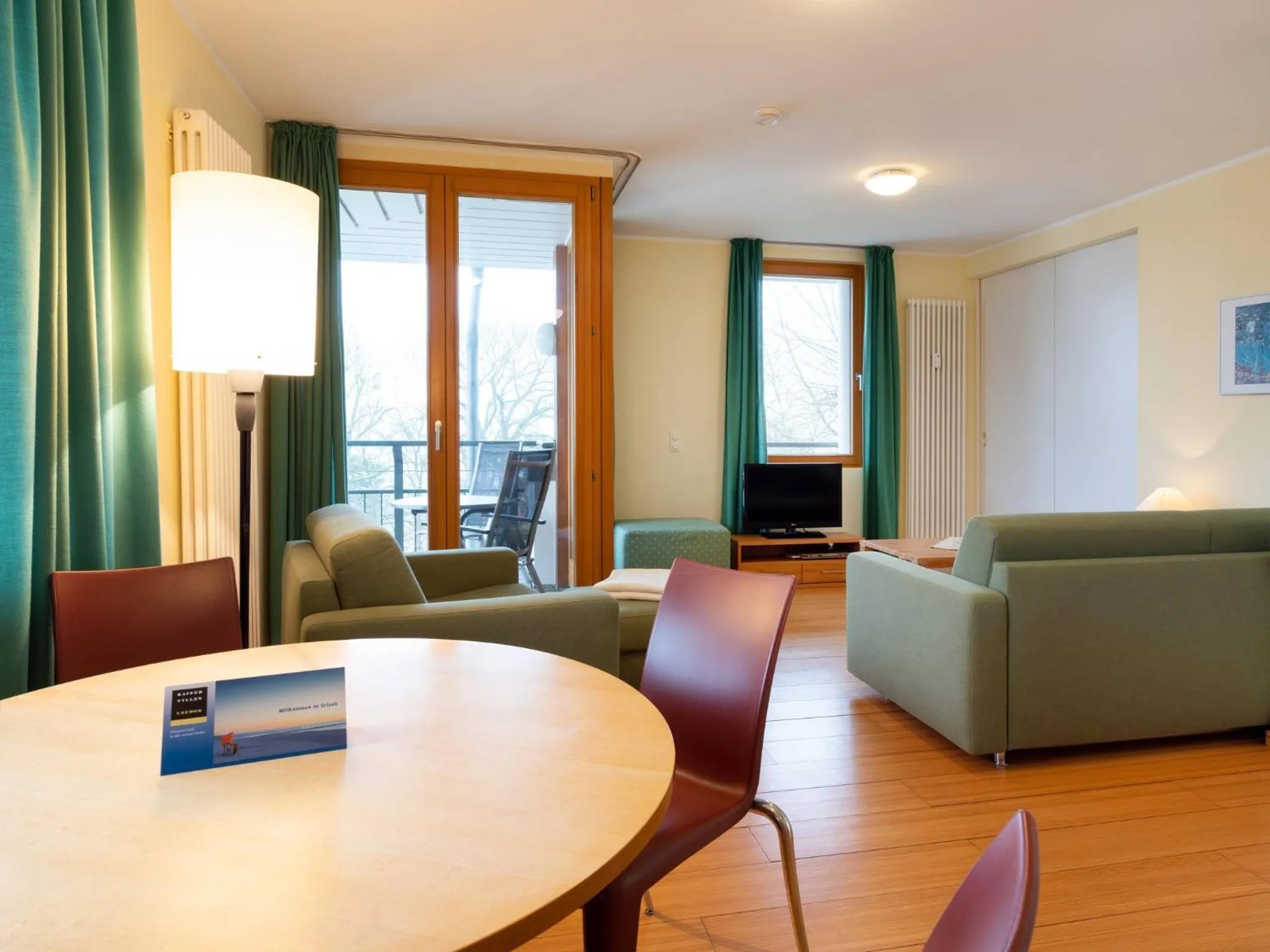 Kaiservillen Heringsdorf - Ferienwohnung mit 1 Schlafzimmer und Balkon D131