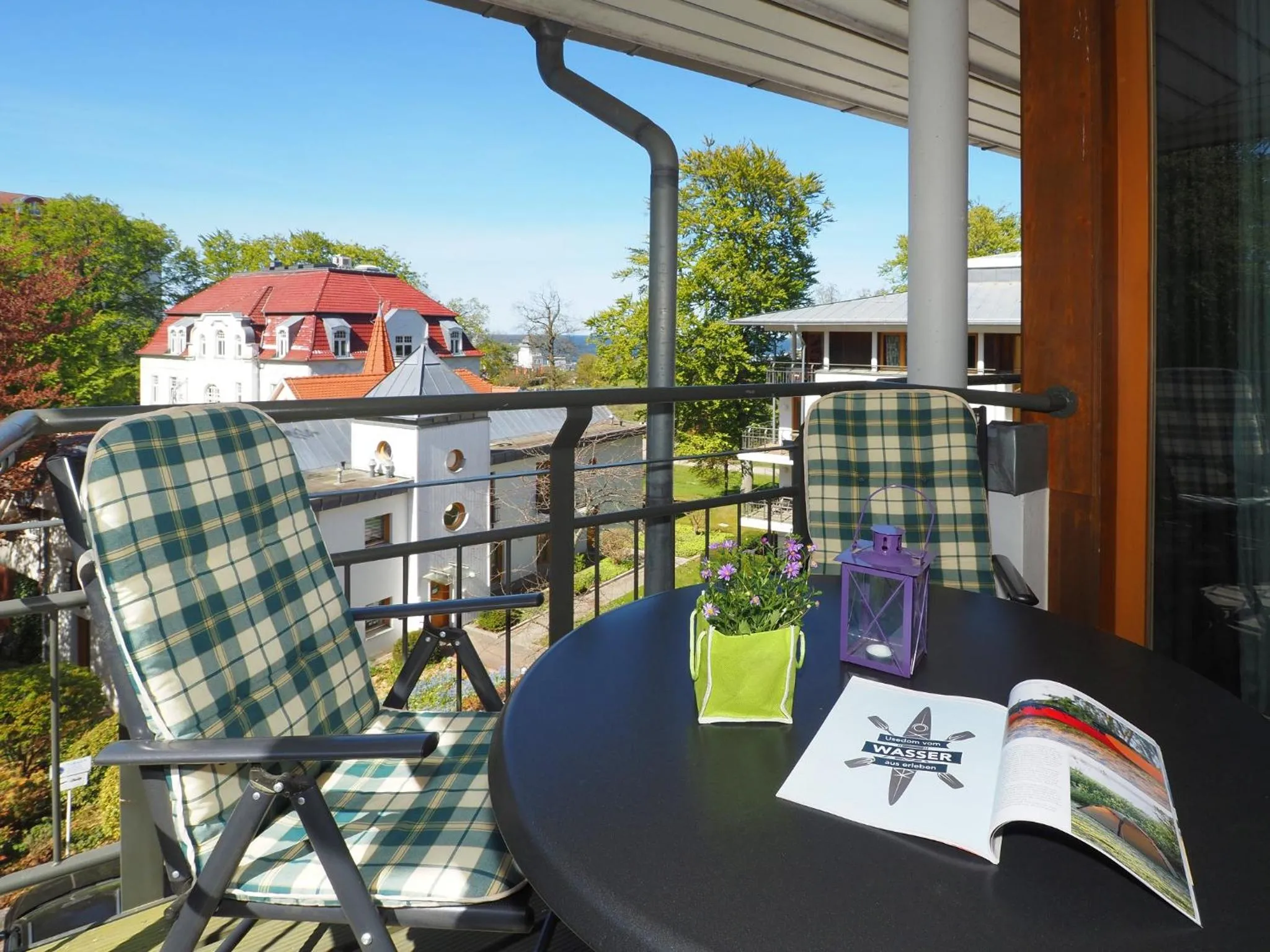 Balcony/Terrace in Kaiservillen Heringsdorf - Ferienwohnung mit 1 Schlafzimmer und Balkon D134