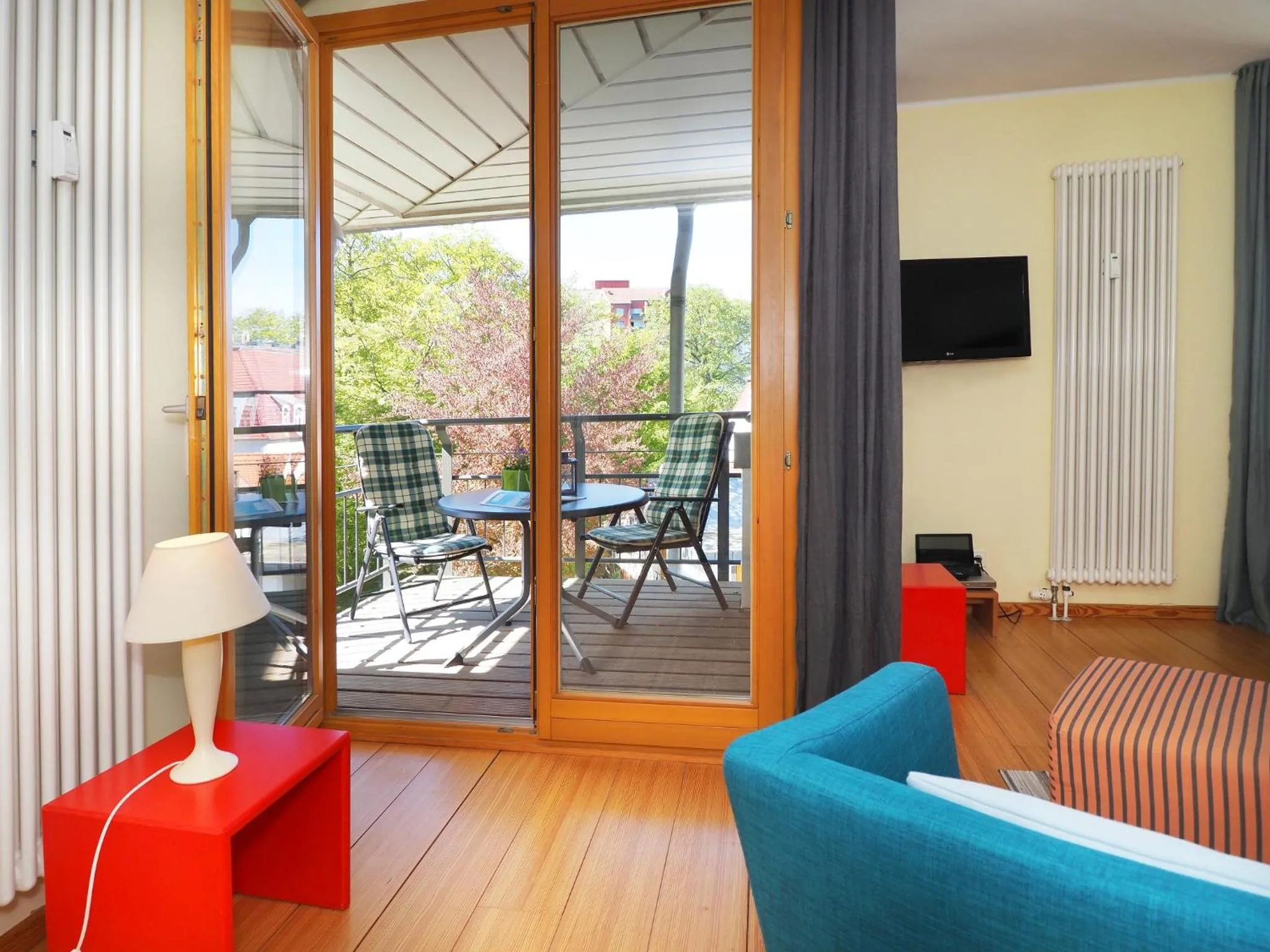 Balcony/Terrace in Kaiservillen Heringsdorf - Ferienwohnung mit 1 Schlafzimmer und Balkon D134