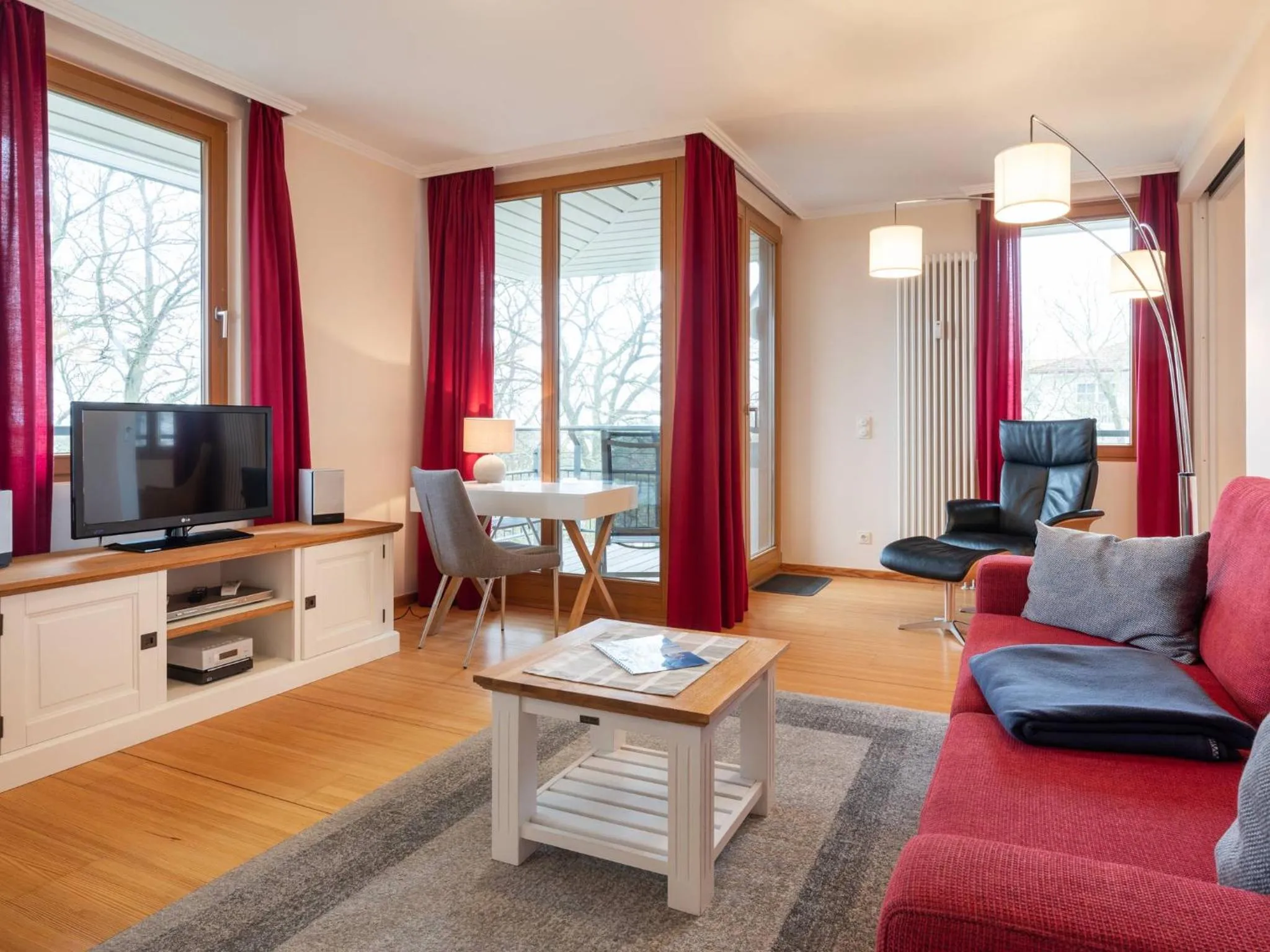 Kaiservillen Heringsdorf - Ferienwohnung mit 1 Schlafzimmer und Balkon D233