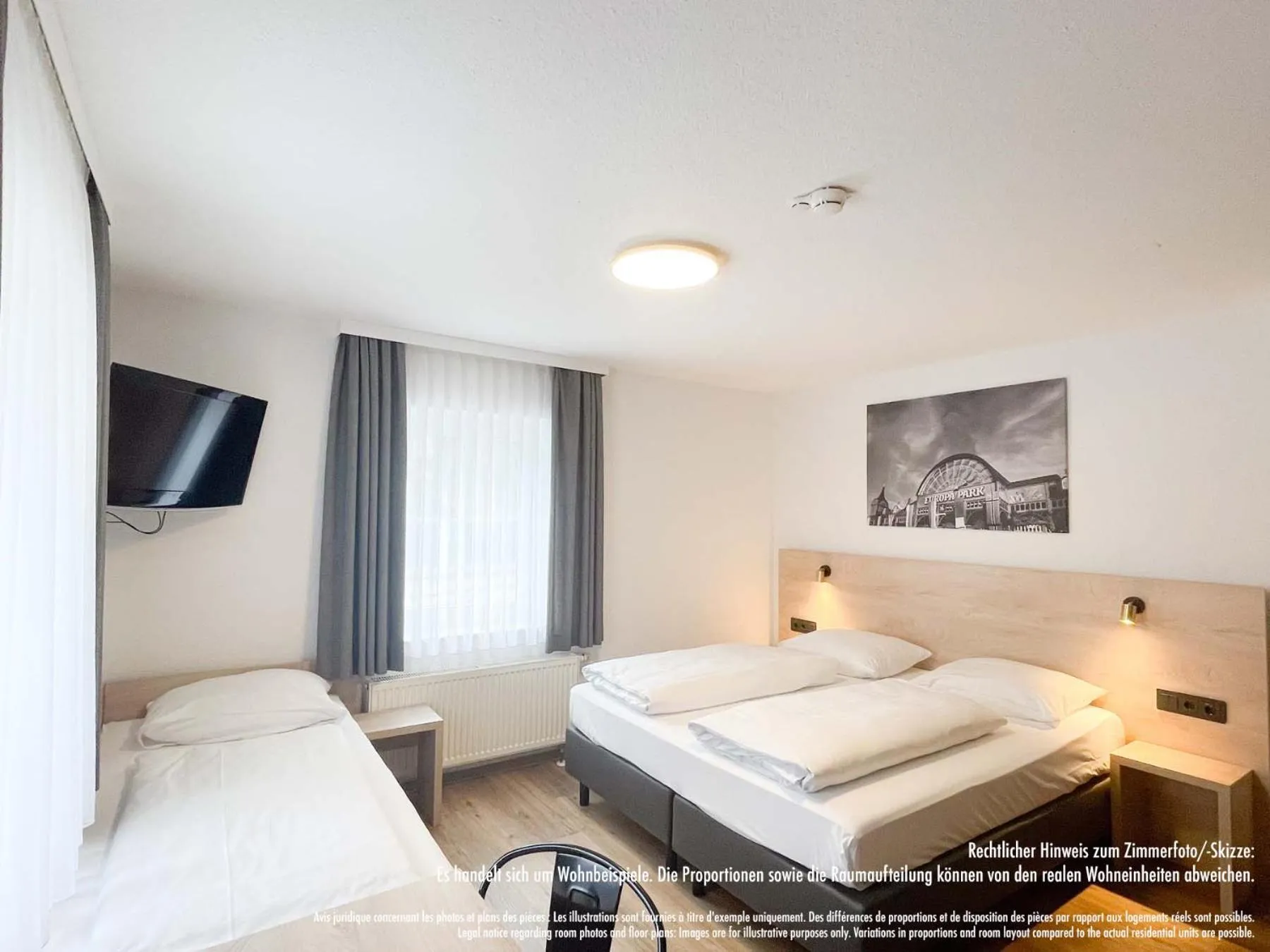 Photo of the whole room, Bed in Hotel am Park