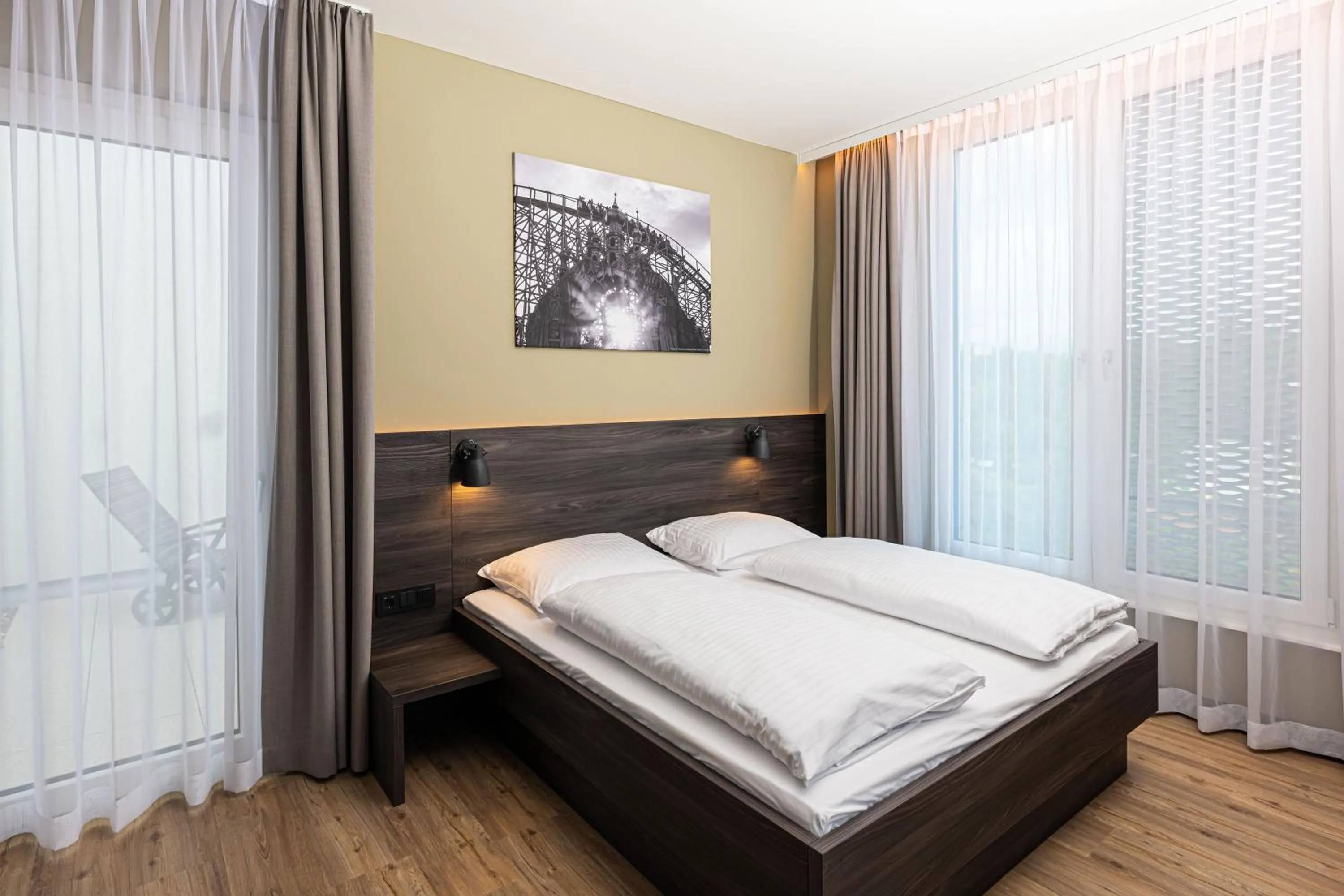 Bedroom, Bed in Hotel am Park