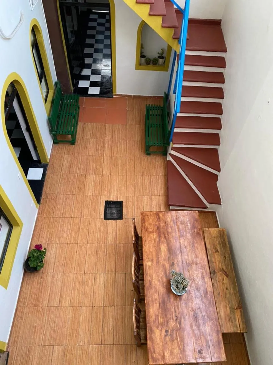 Balcony/Terrace in My Family In Monterrey - Hostel