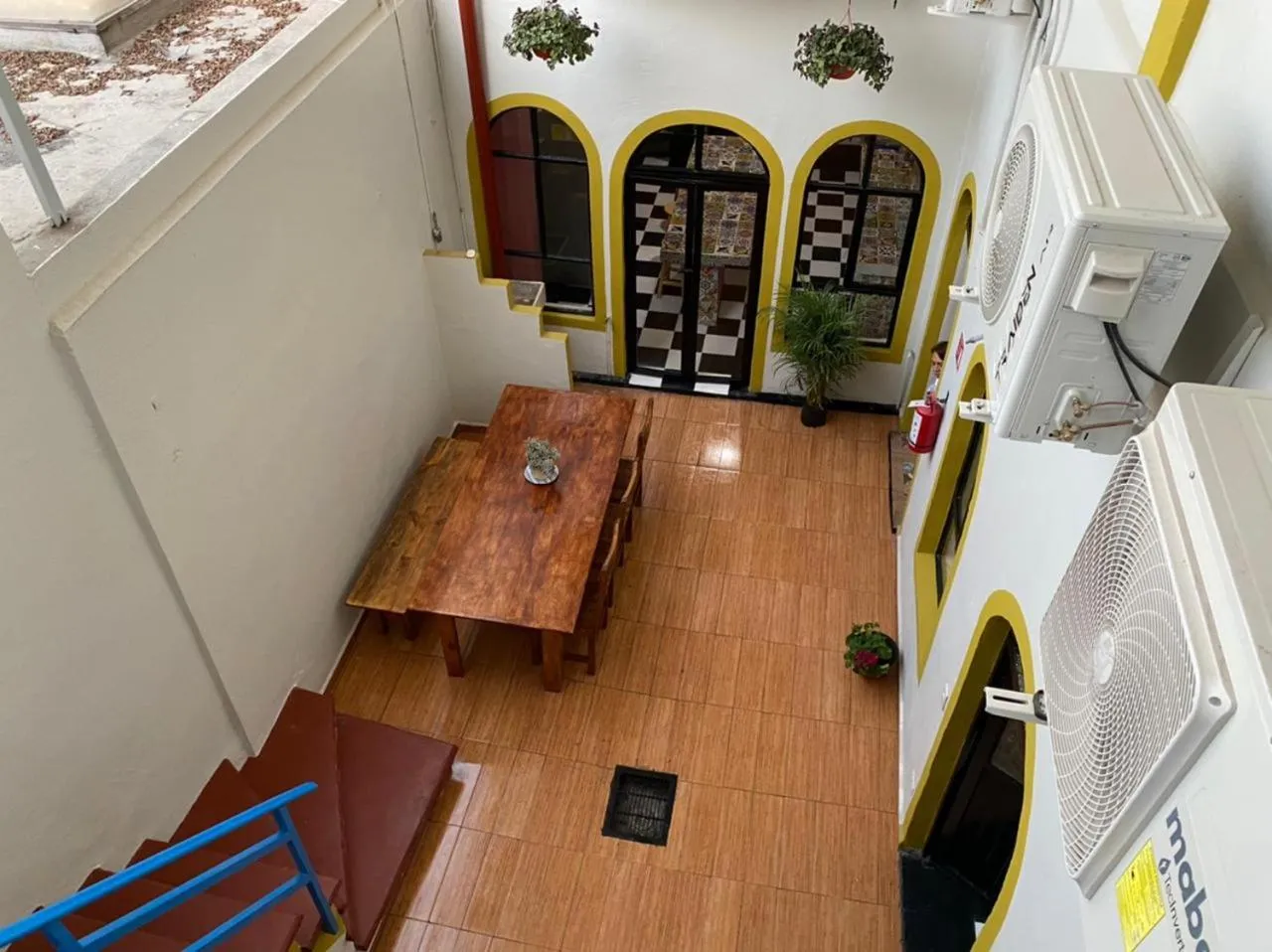 Balcony/Terrace in My Family In Monterrey - Hostel