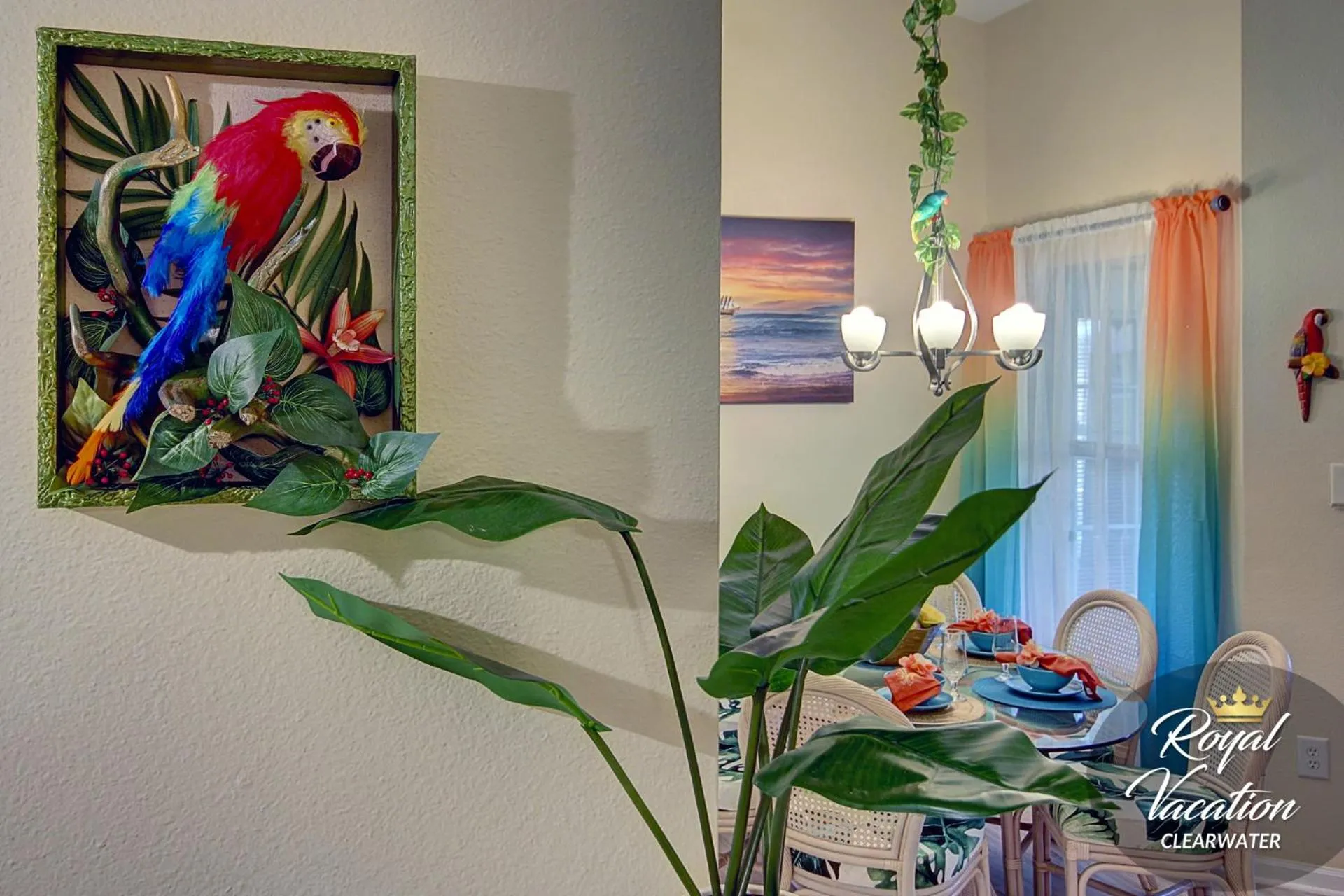 Decorative detail in Royal Tropical at Avalon Clearwater - Pool & Free Parking - 10 Min Drive to Clearwater Beach