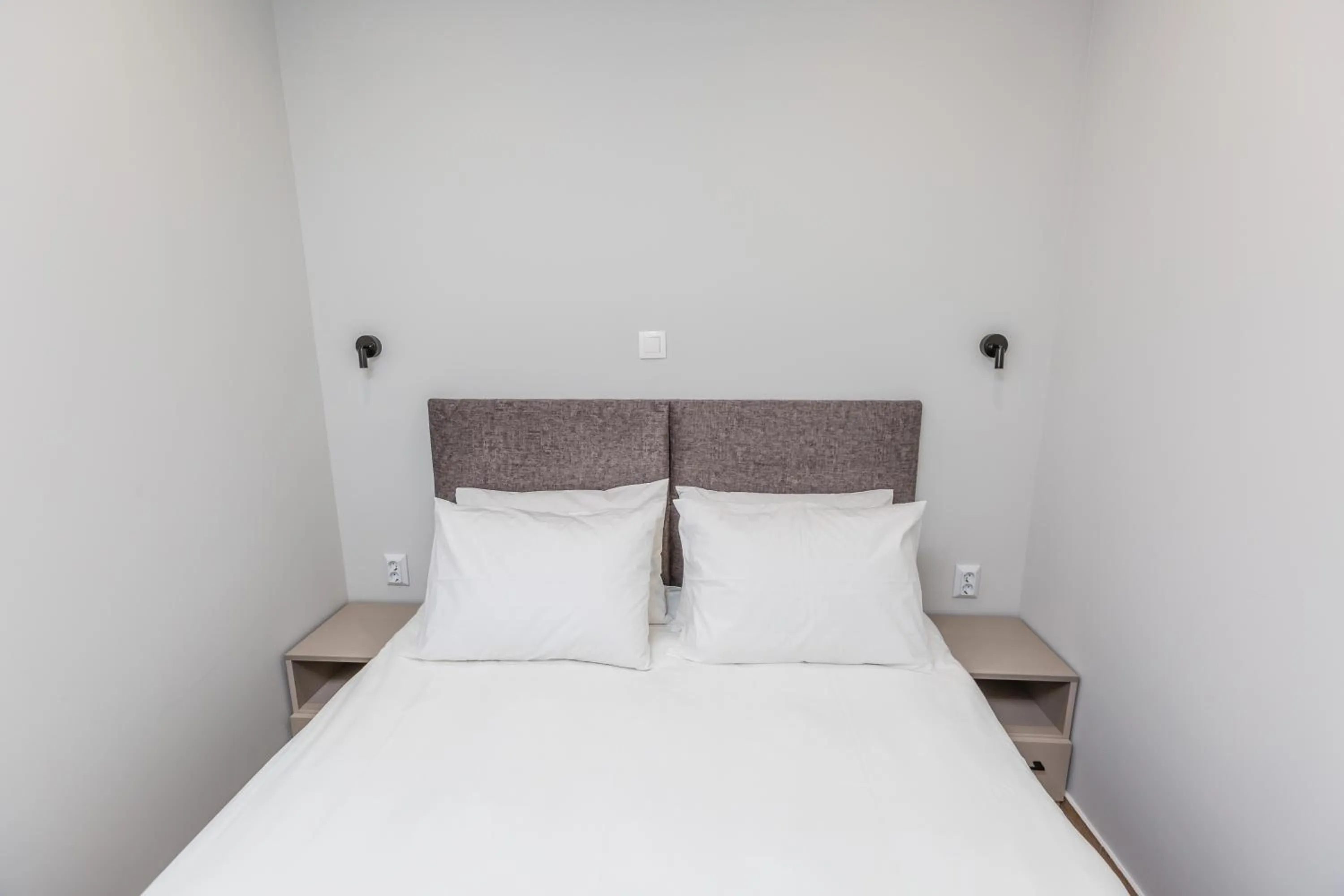 Bed in Raise Athens Metro Apartments