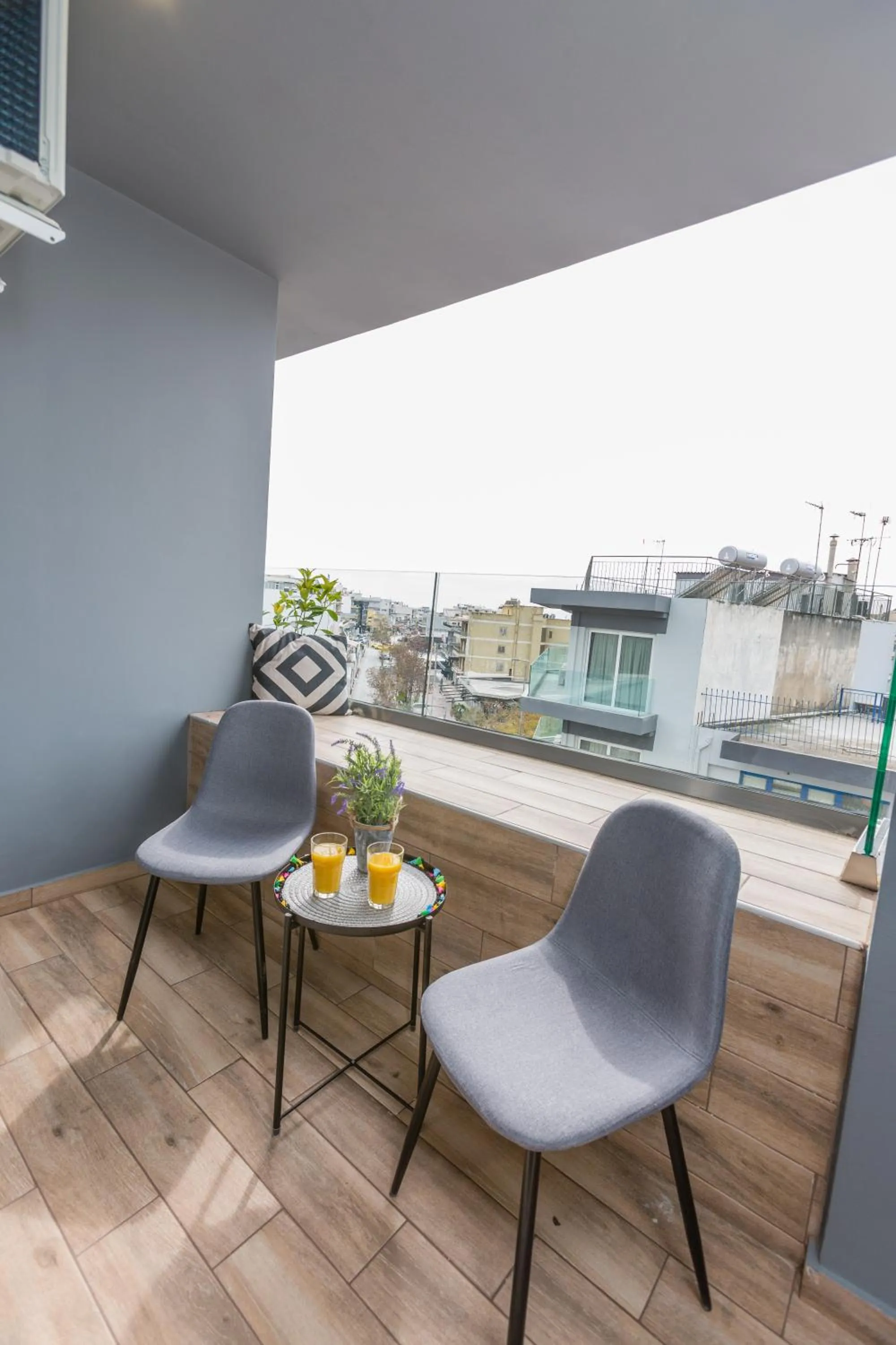 Balcony/Terrace in Raise Athens Metro Apartments