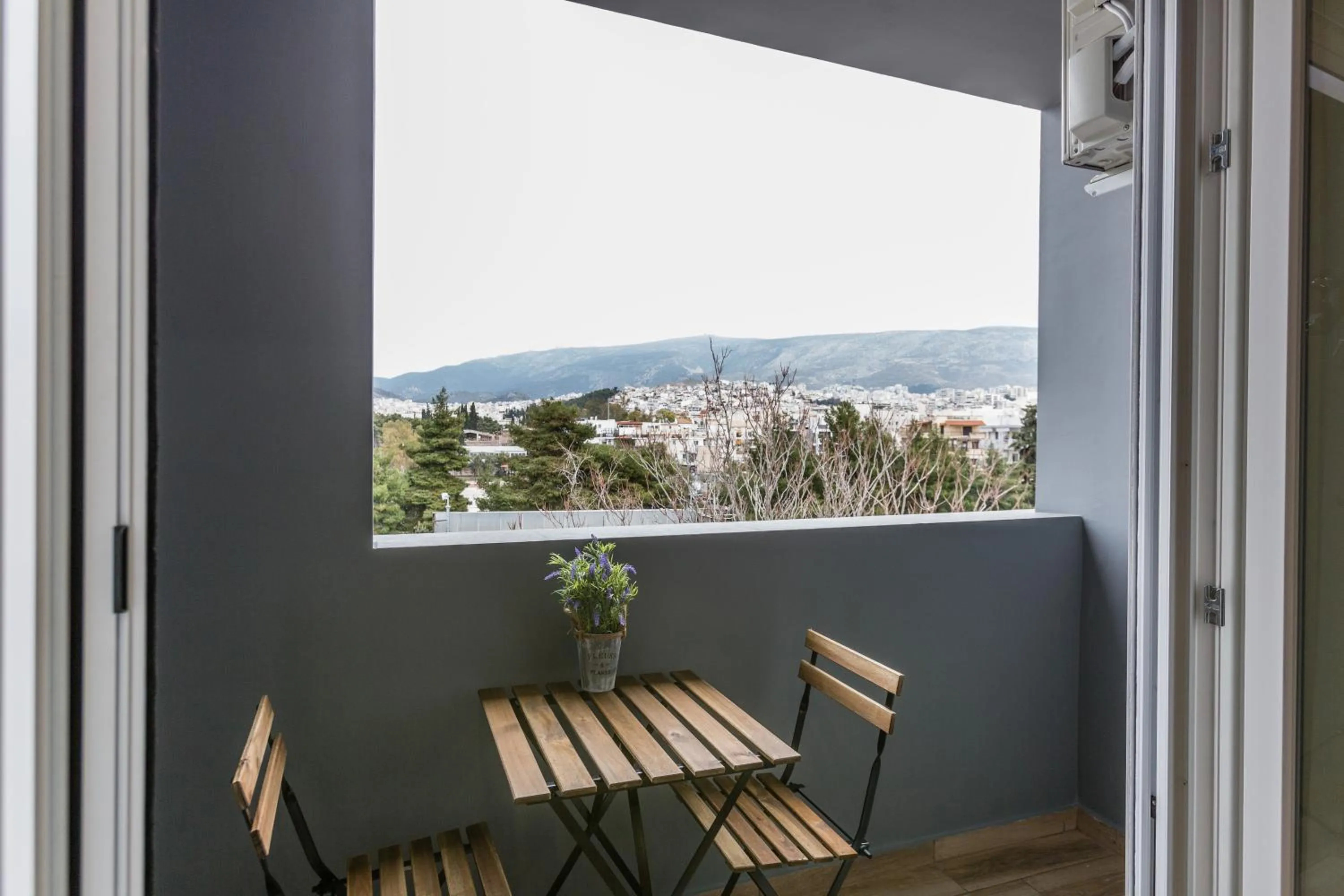 Balcony/Terrace in Raise Athens Metro Apartments
