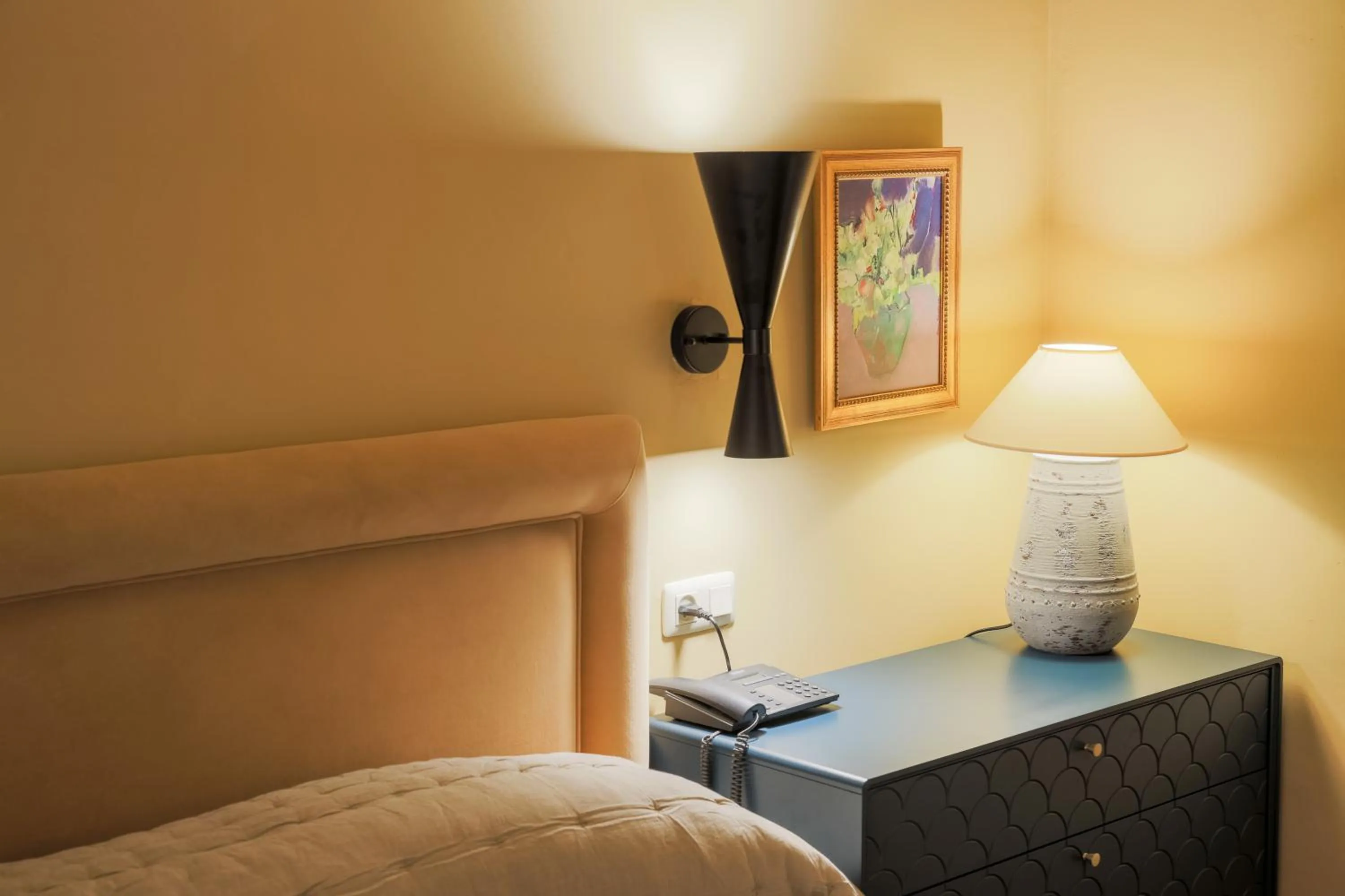 Bed in Hotel Carabeo