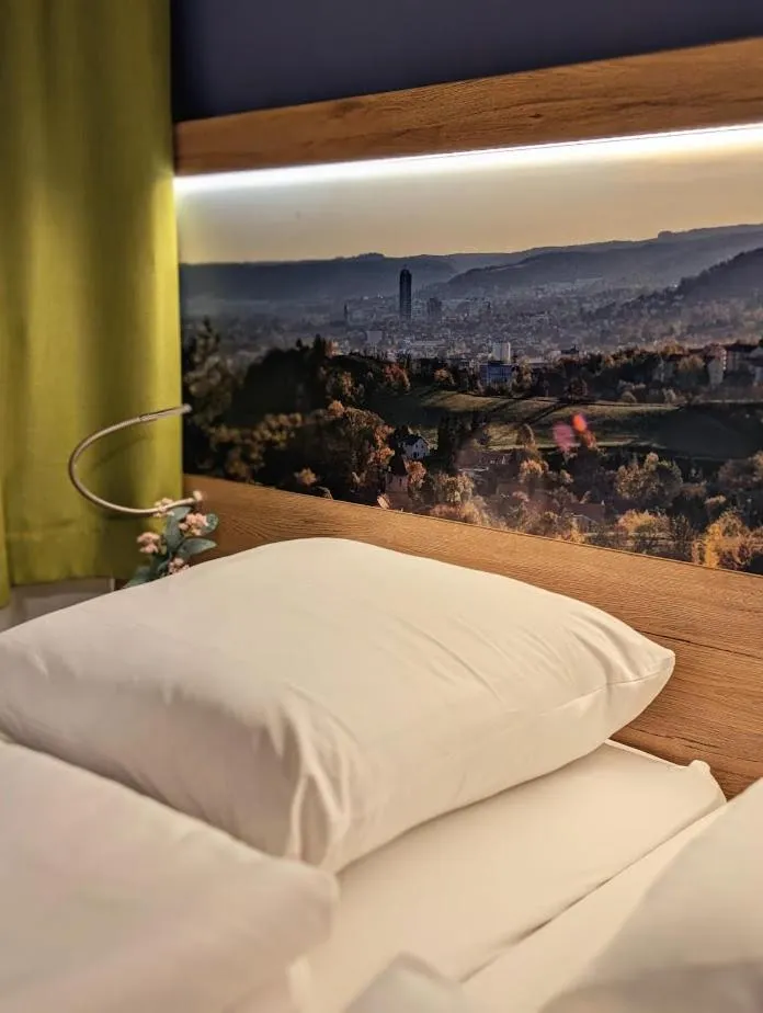 Bed in Akademiehotel Jena