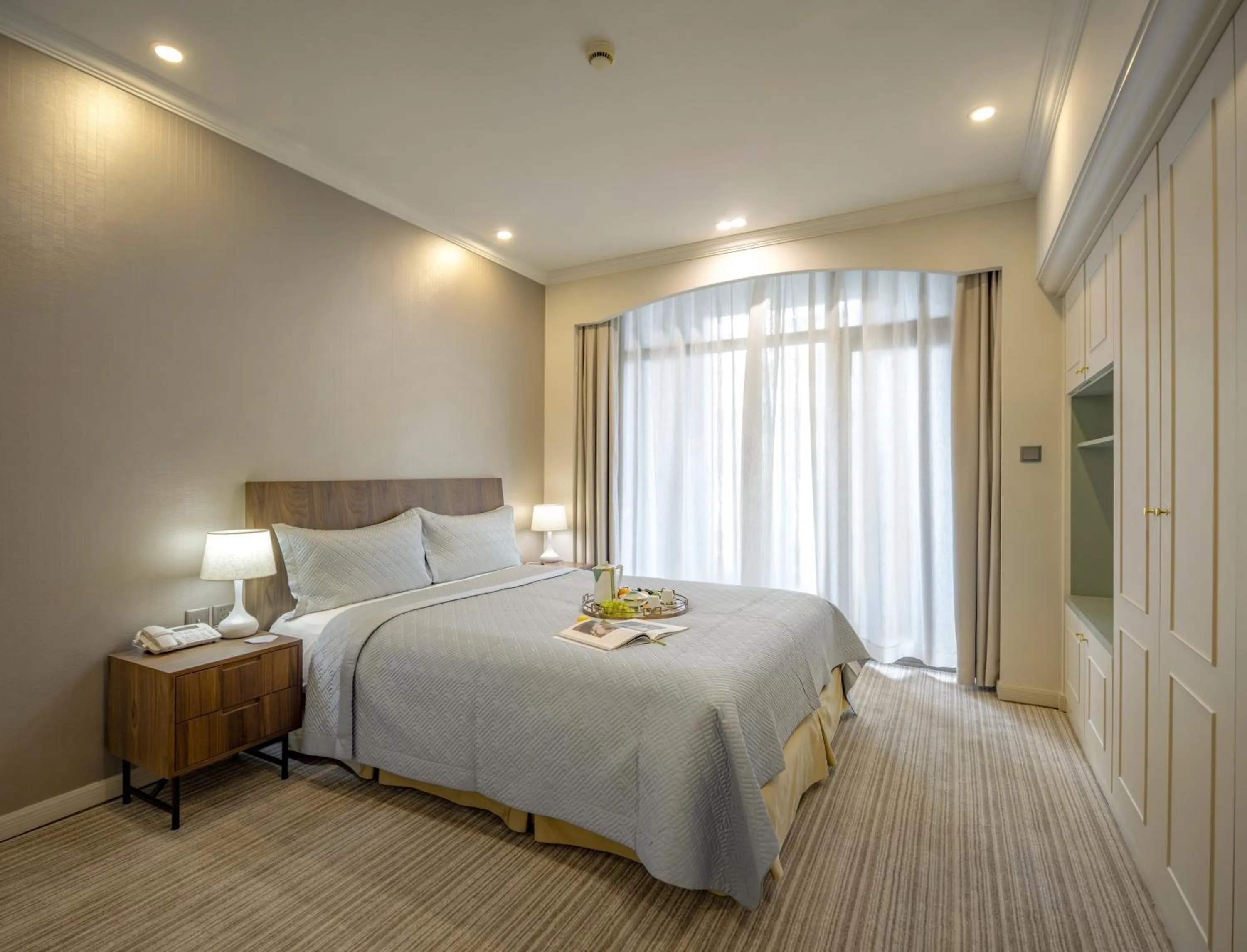 Bed in Green Court Residence City Center, Shanghai