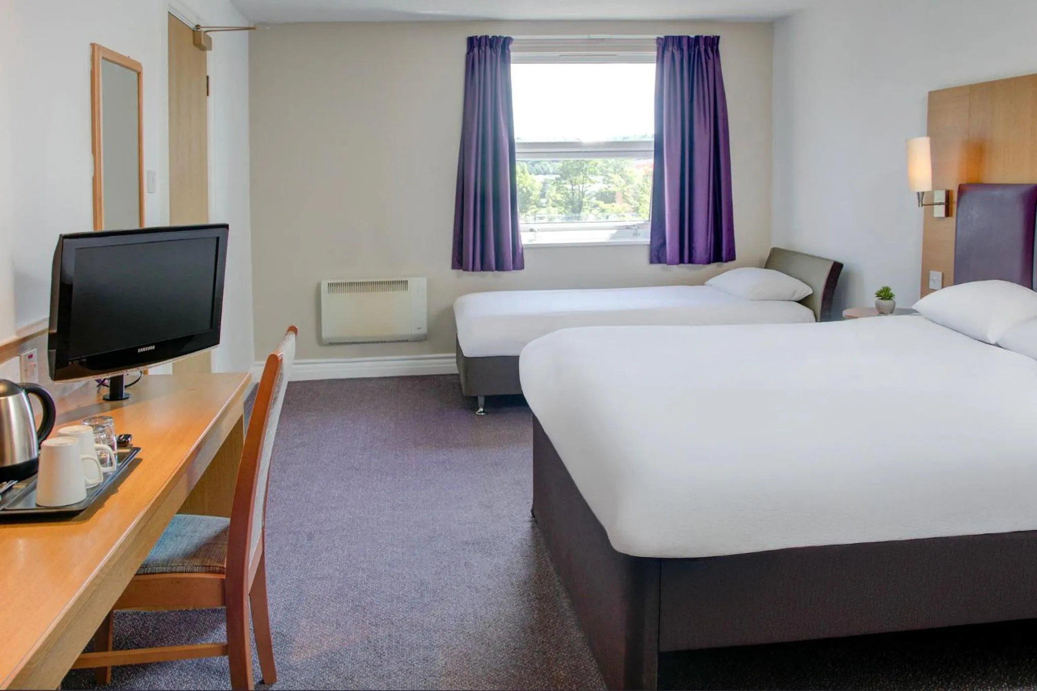 Photo of the whole room, Bed in Embassy Hotel, Gateshead Newcastle, Sure Hotel Collection by Best Western