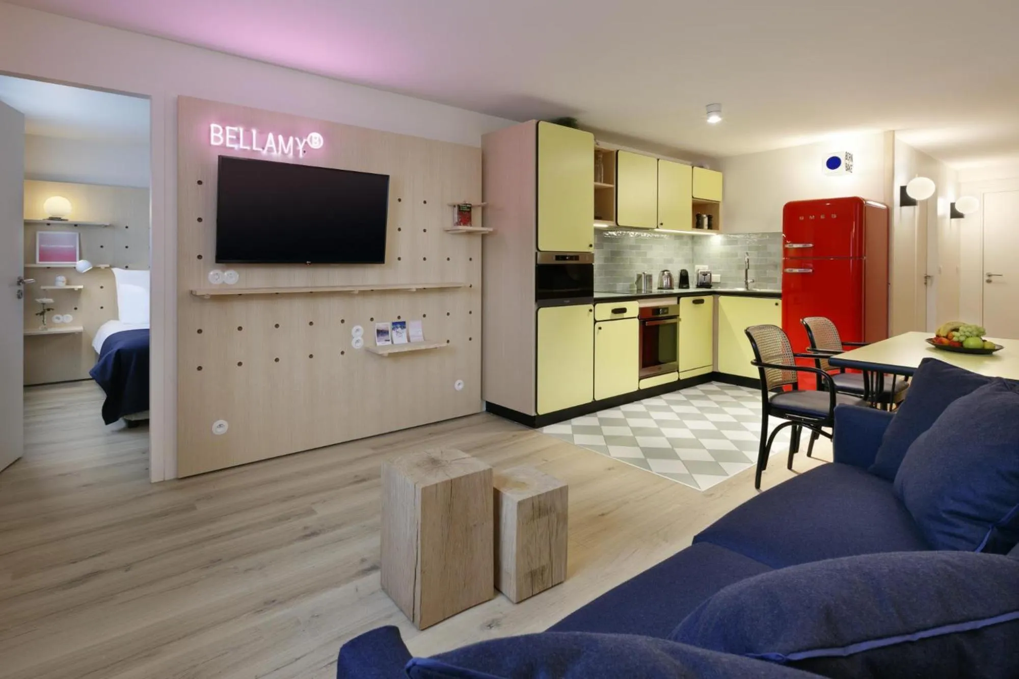 TV and multimedia in Appart'hôtel Bellamy Chamonix