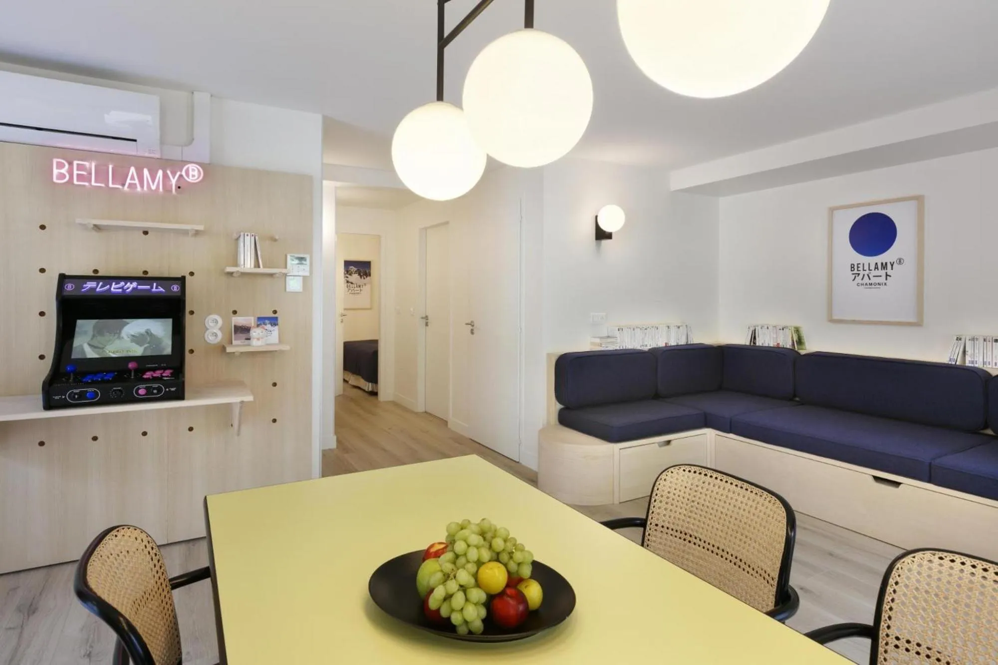 Living room in Appart'hôtel Bellamy Chamonix