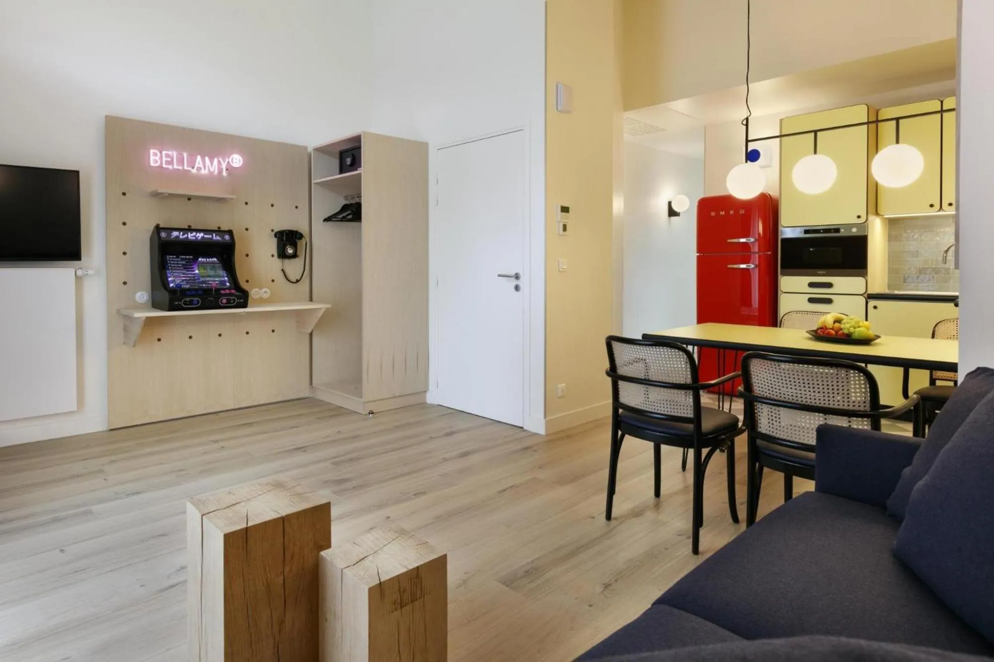 Living room in Appart'hôtel Bellamy Chamonix