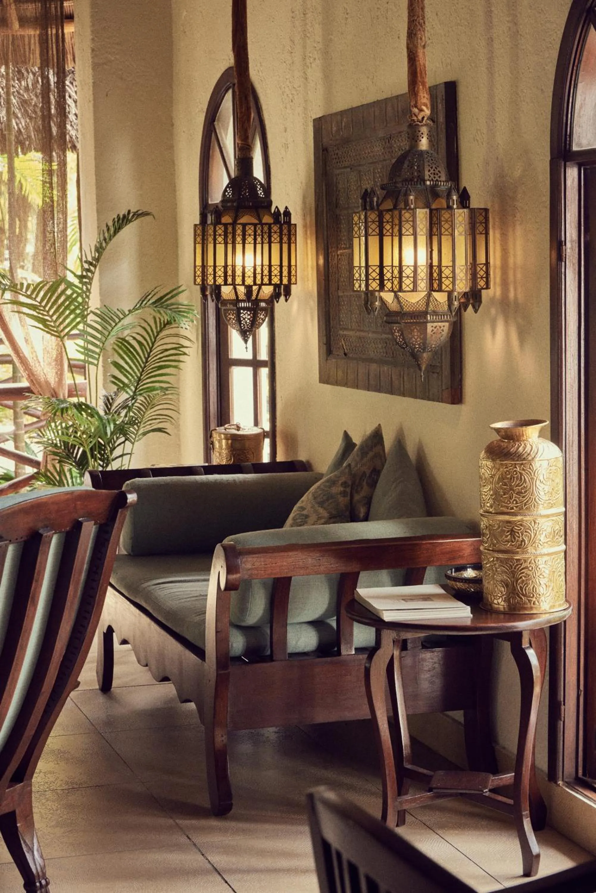 Seating area in Breezes Beach Club and Spa
