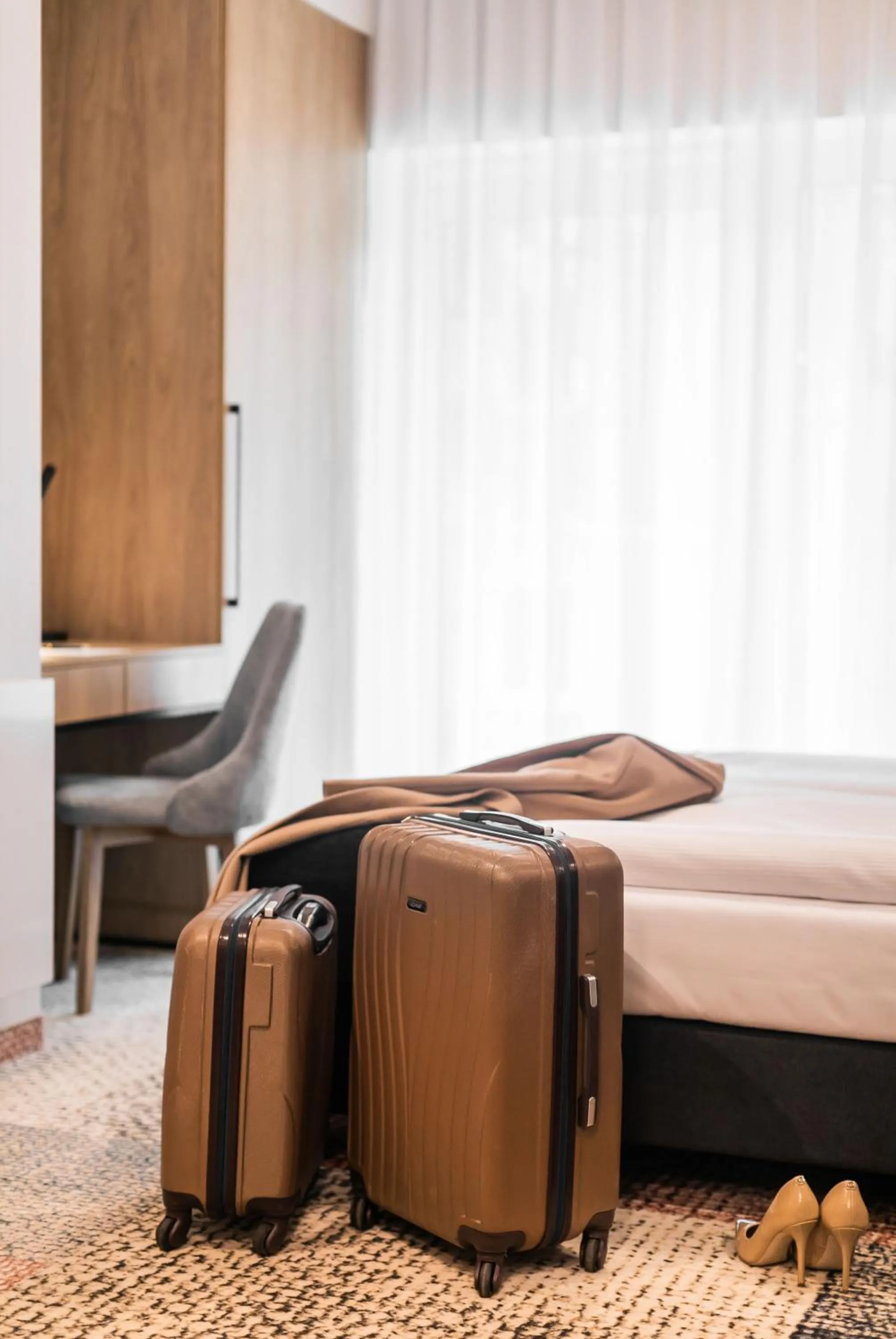 Bed in Hotel Vesper House