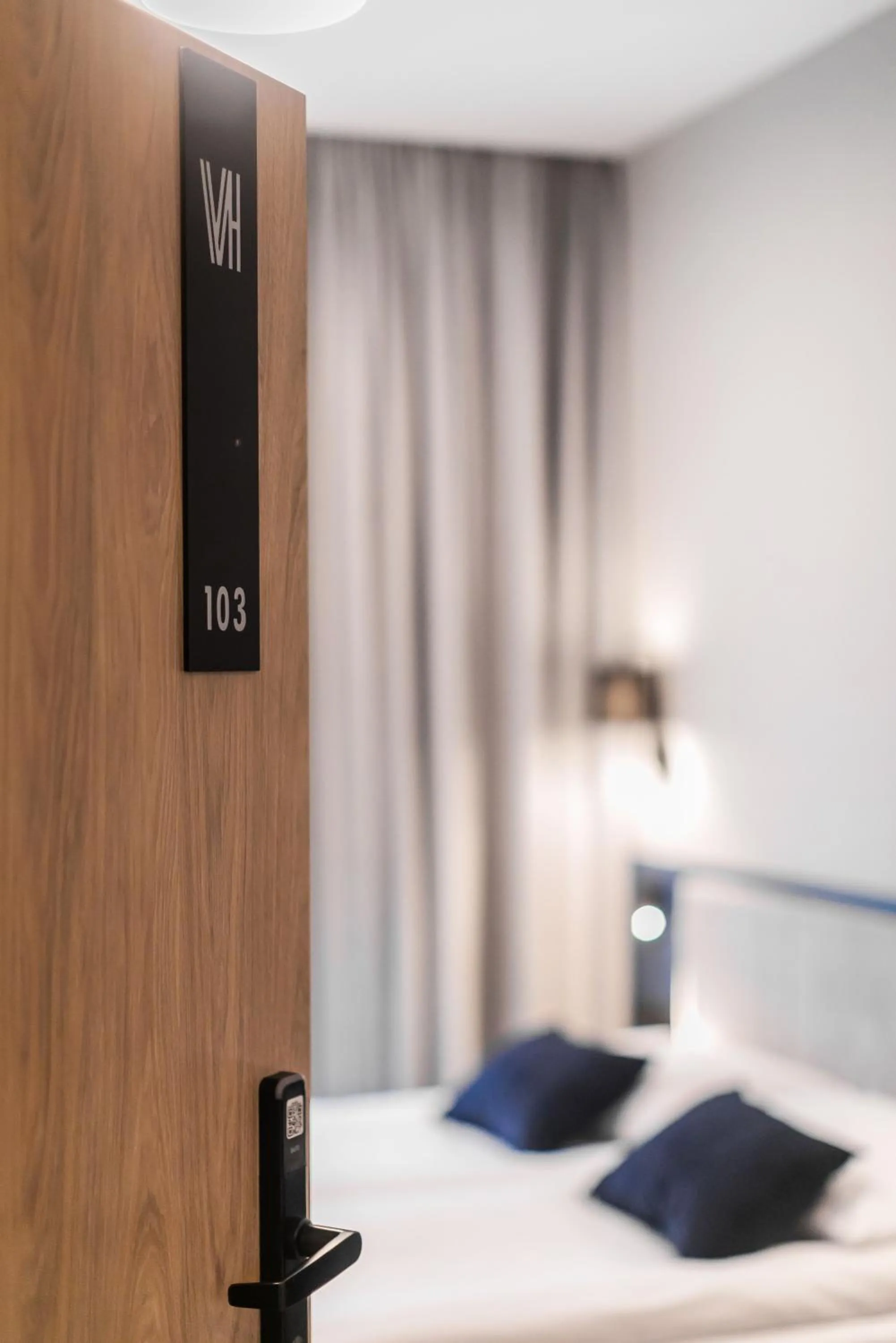 Bed in Hotel Vesper House