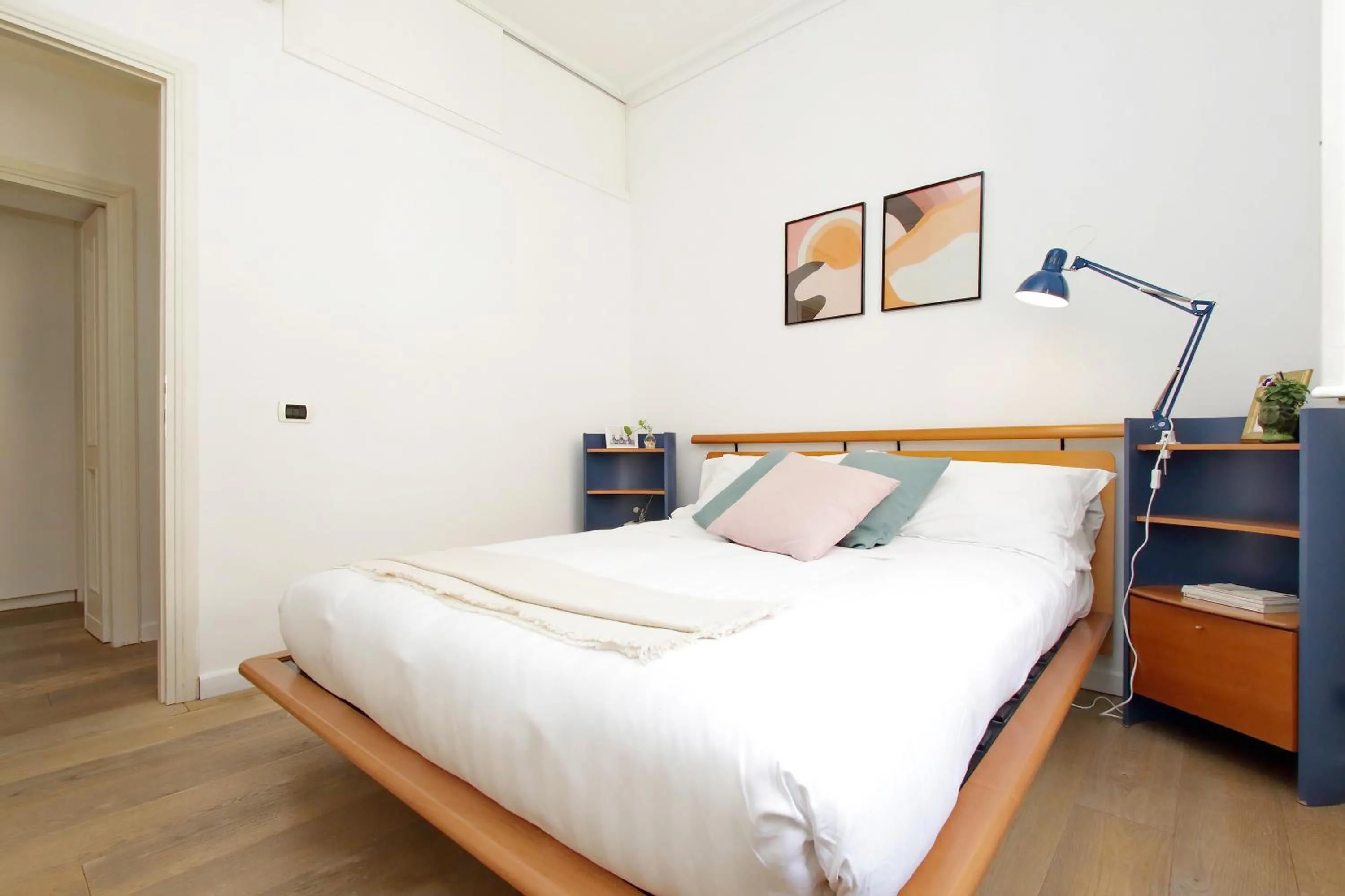 Bedroom, Bed in Colosseo Terrace Apartment