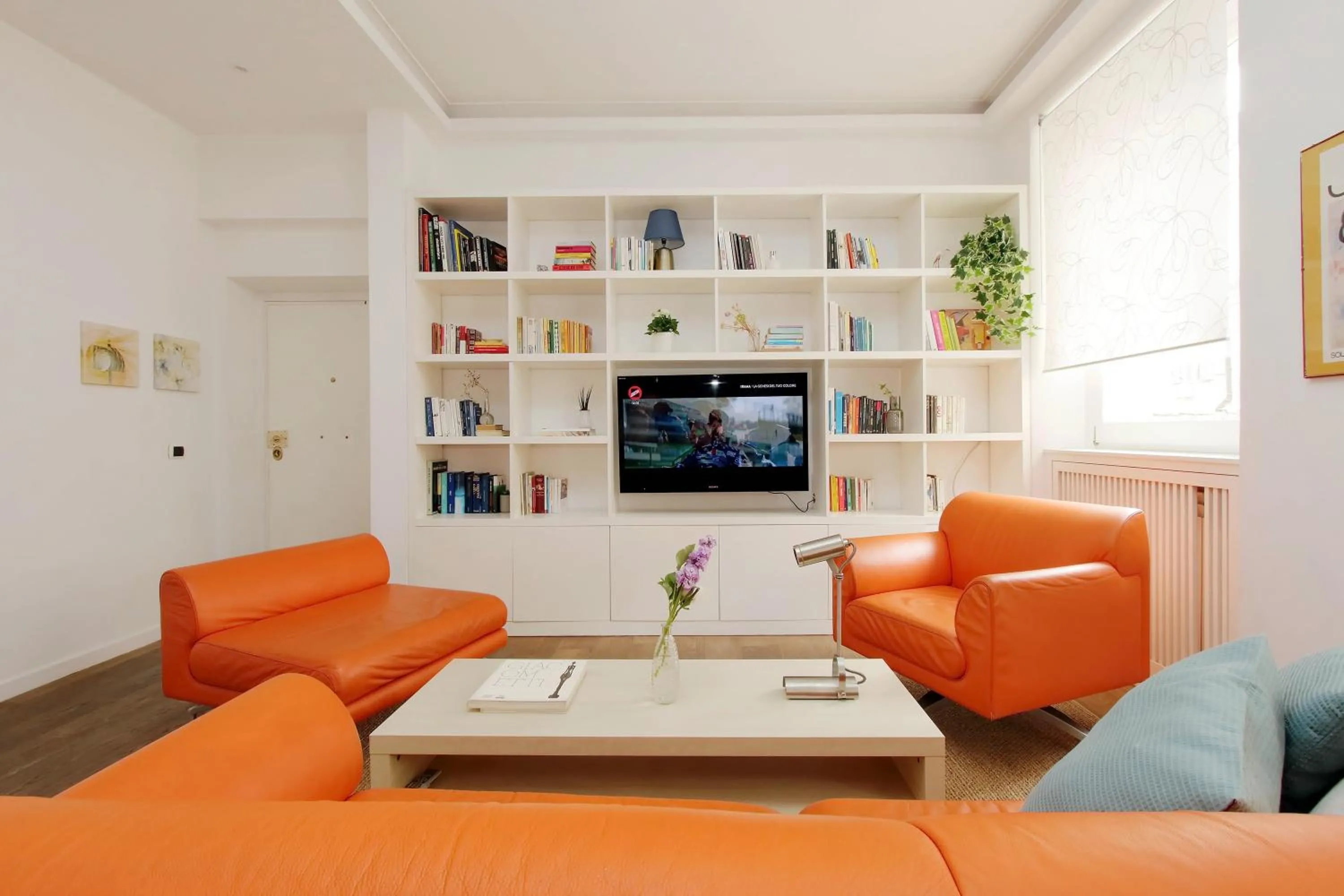Living room in Colosseo Terrace Apartment