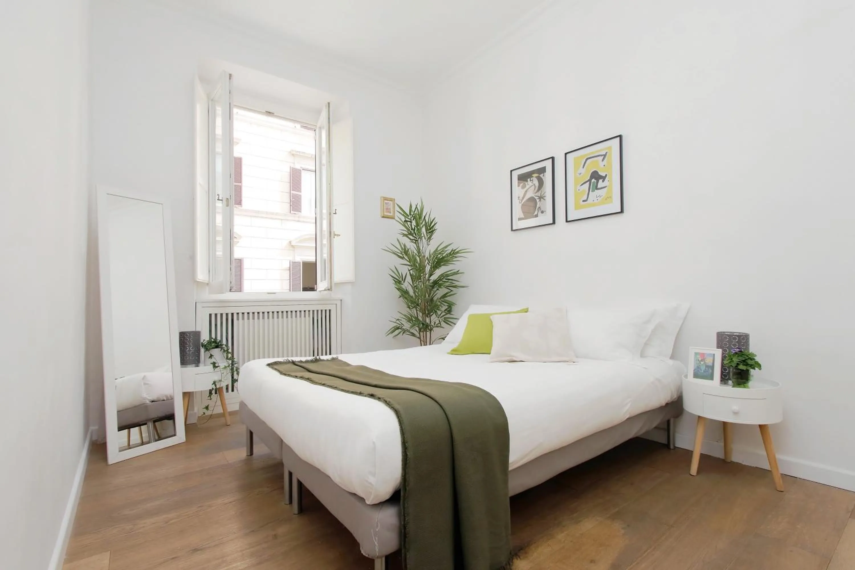 Bedroom, Bed in Colosseo Terrace Apartment