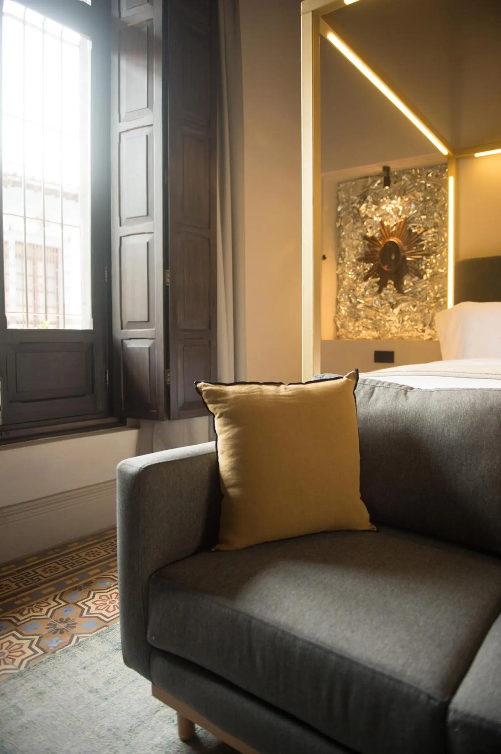 Seating area in Casona 142 Hotel Boutique Orizaba