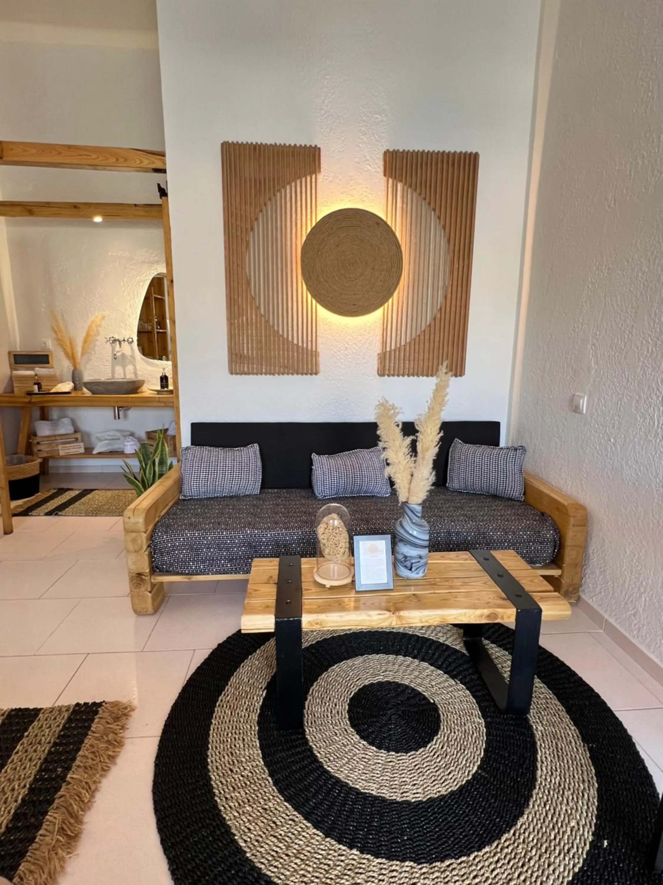 Living room in Spongia Apartments Kalymnos