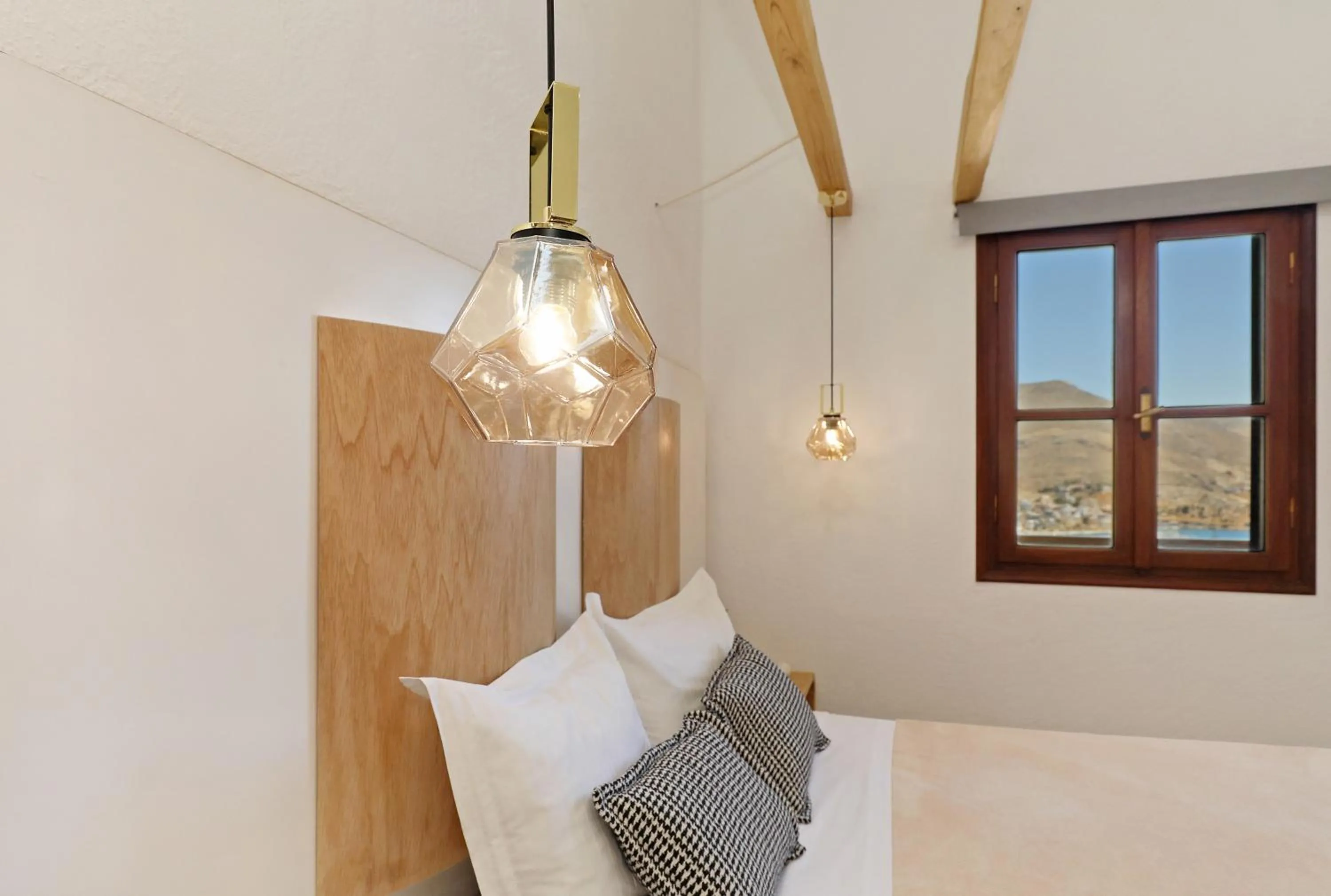 Bedroom, Bed in Spongia Apartments Kalymnos